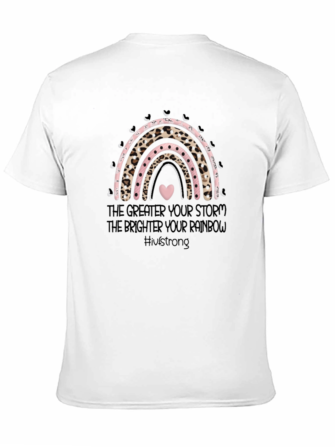 Inspirational Rainbow Graphic T-Shirt