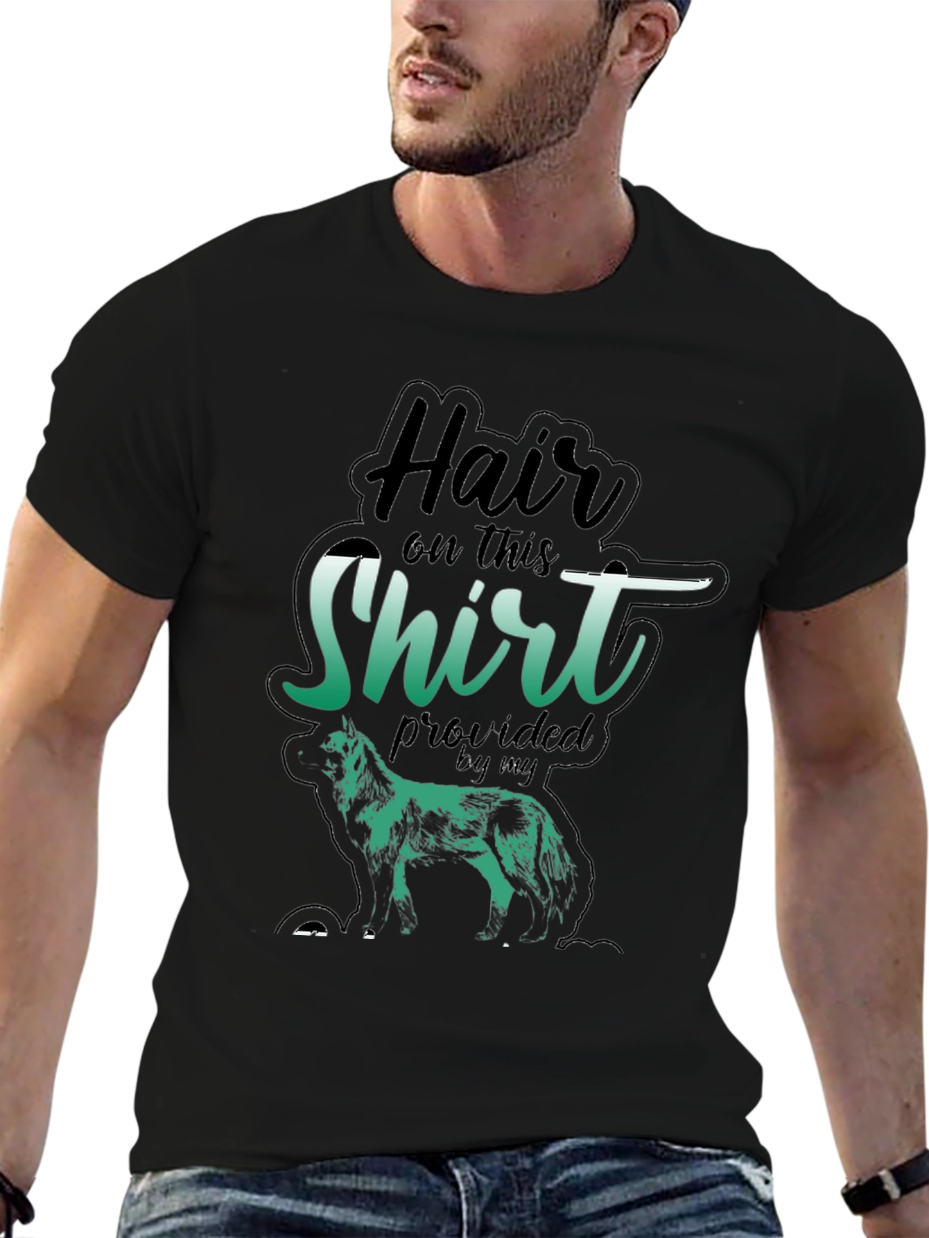 Hair On This Shirt Dog T-Shirt