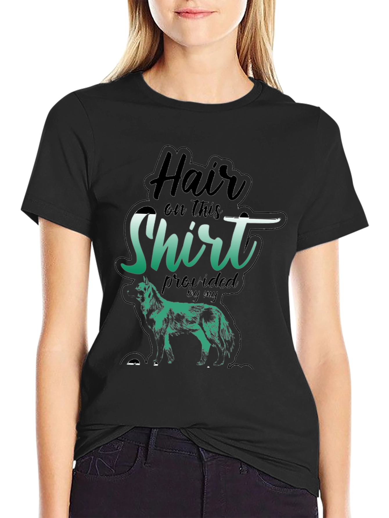 Hair On This Shirt Dog T-Shirt