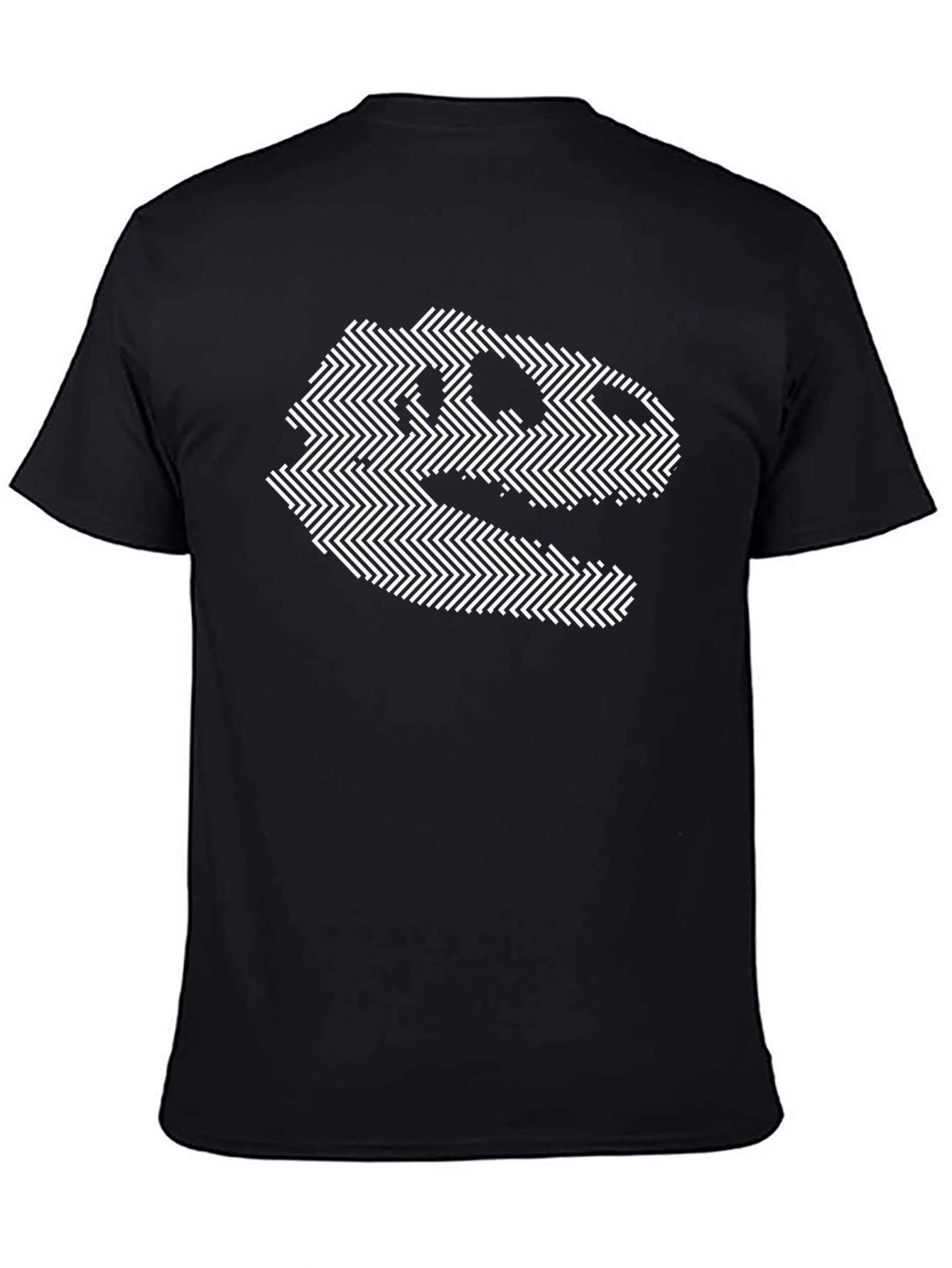 Dino Skull Graphic Tee - Black