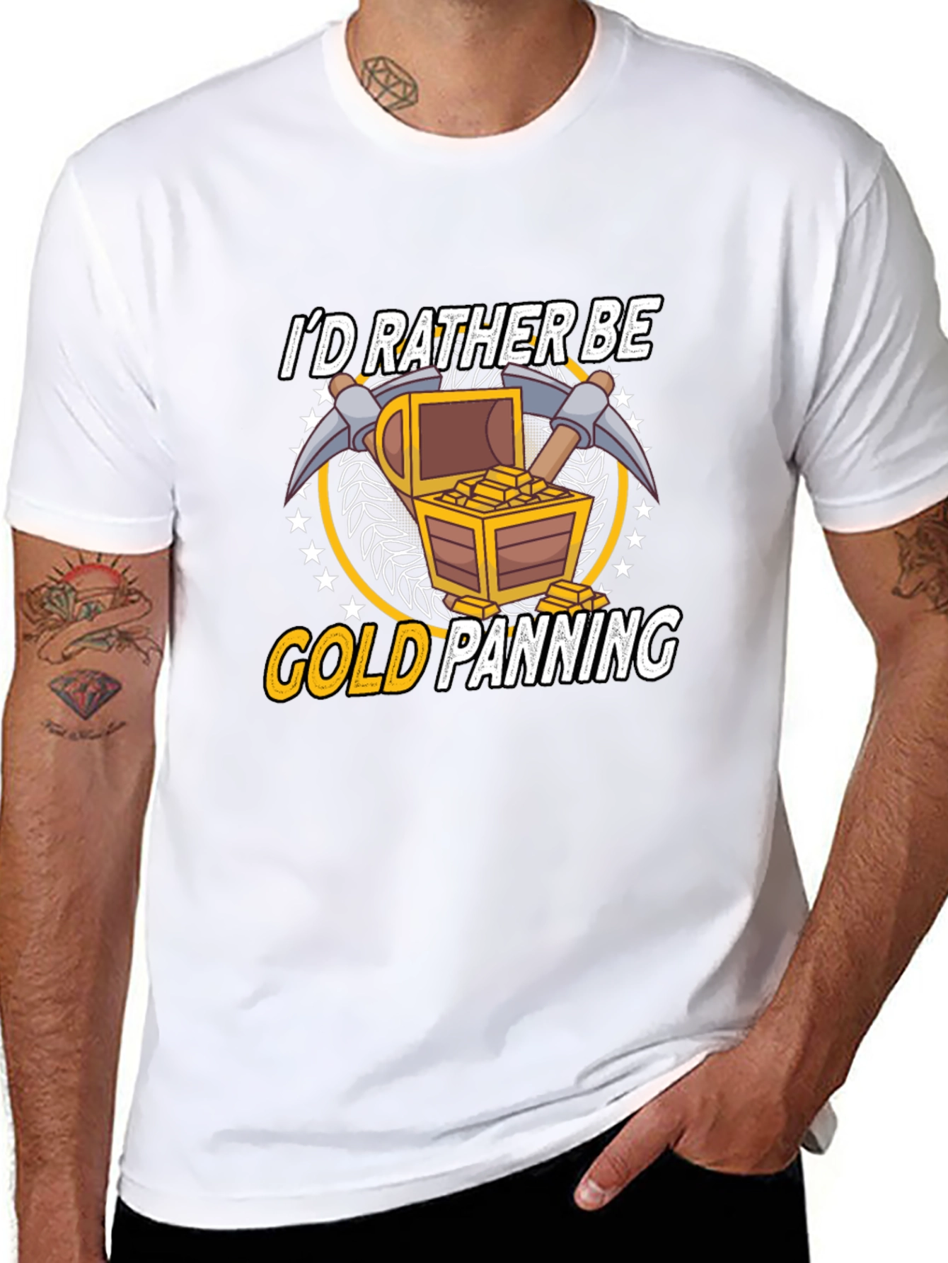 Gold Panning T-Shirt - Funny Miner Gift