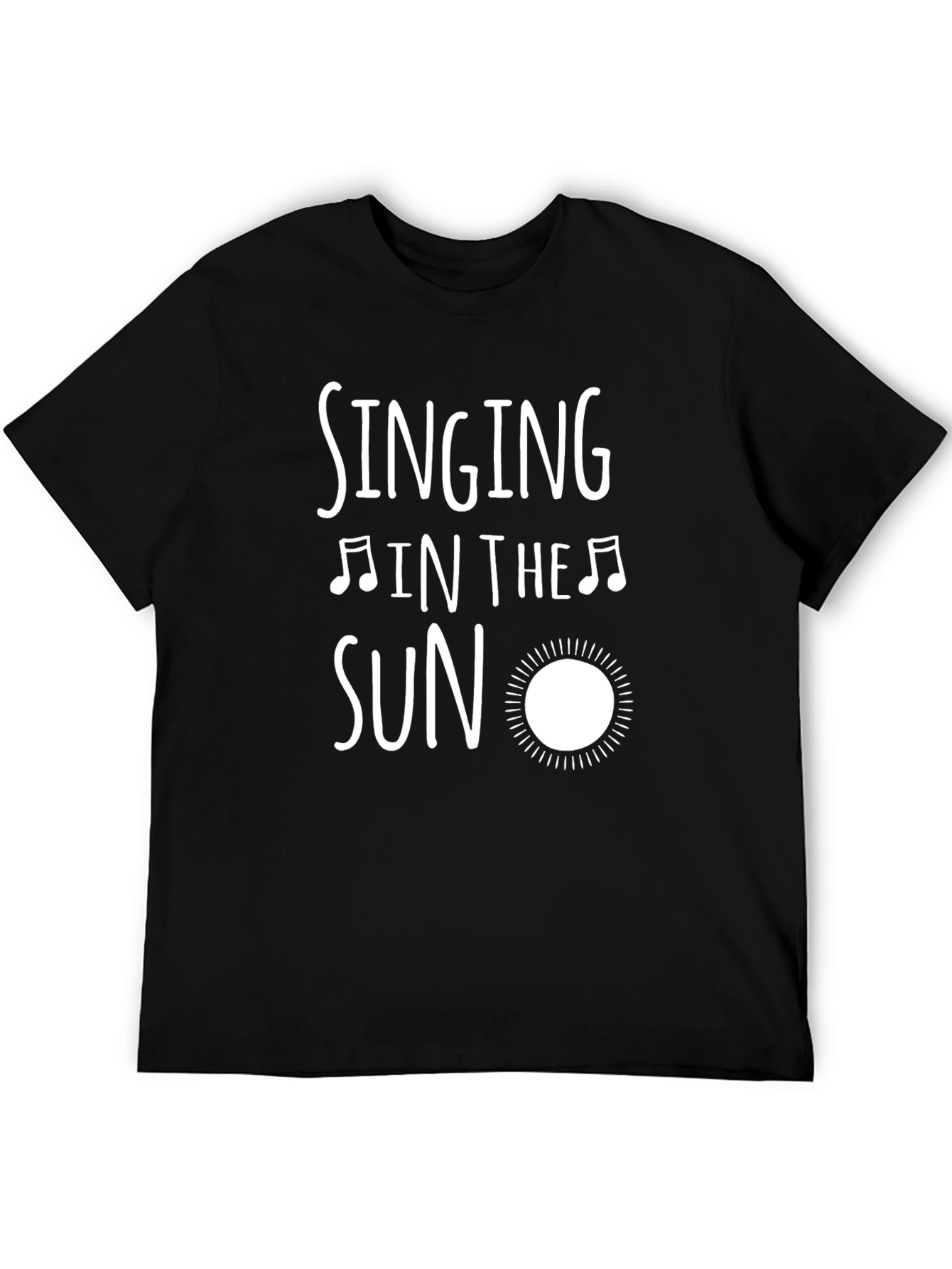 Singing in the Sun Black Graphic Tee
