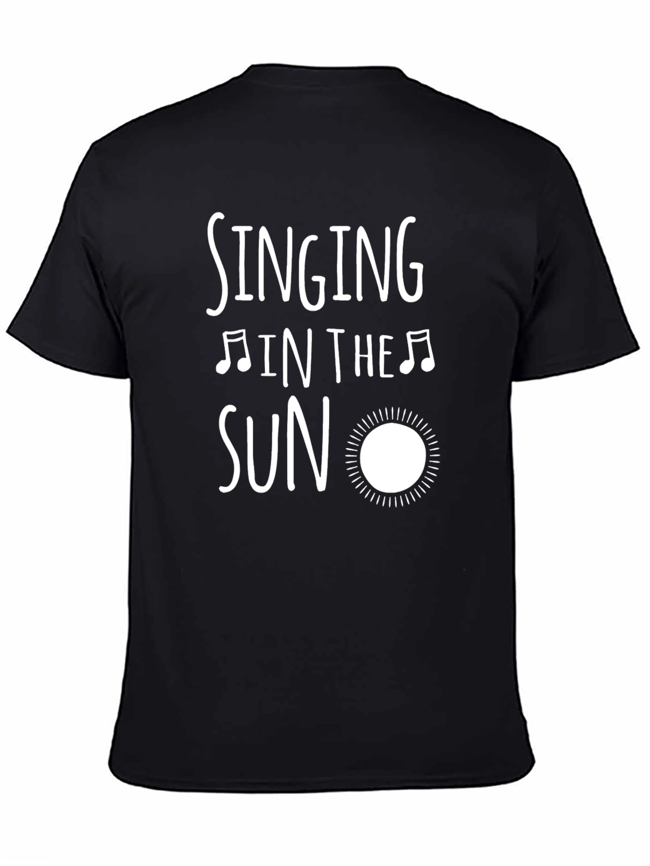Singing in the Sun Black Graphic Tee