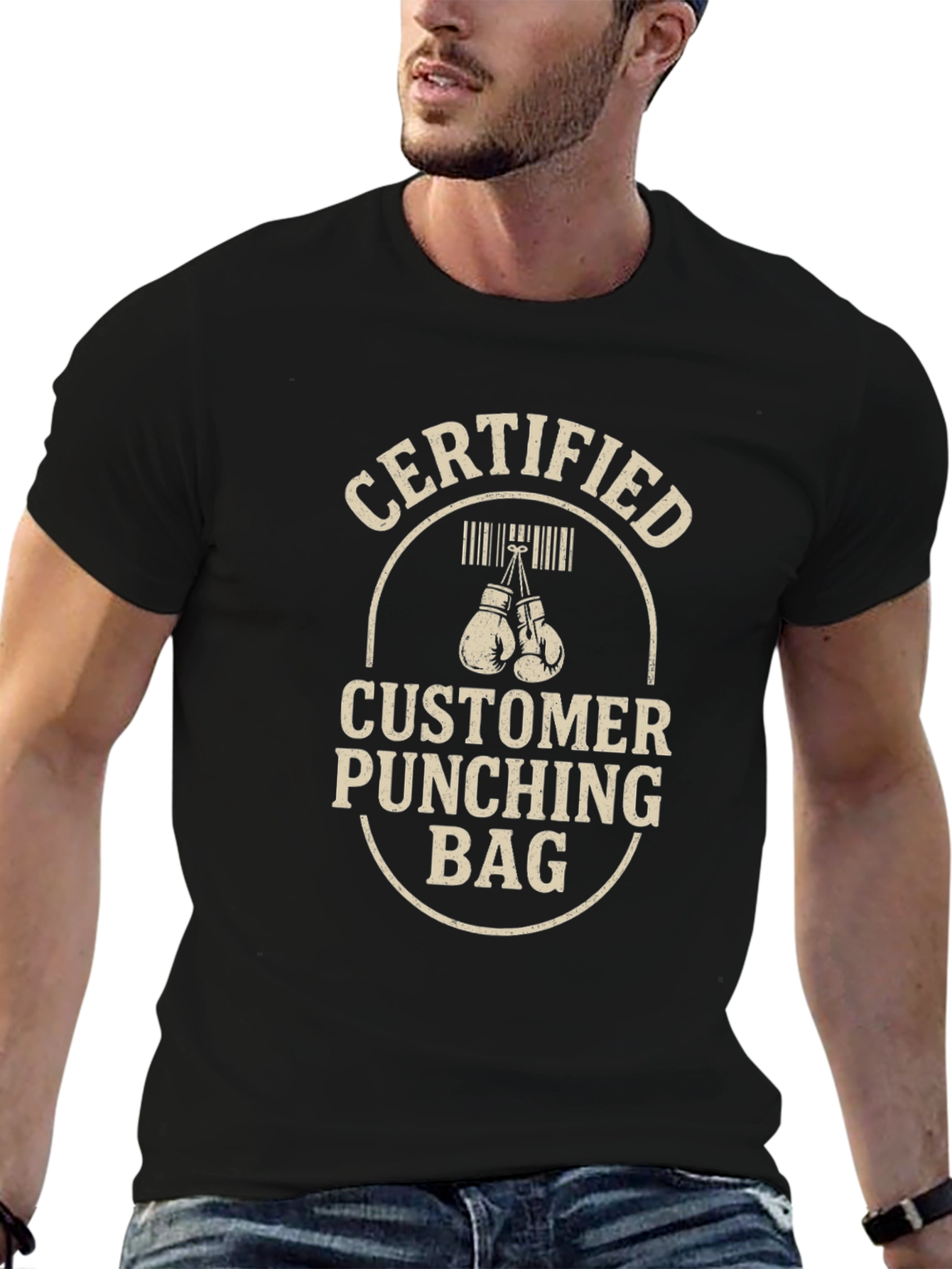 Certified Customer Punching Bag Graphic Tee