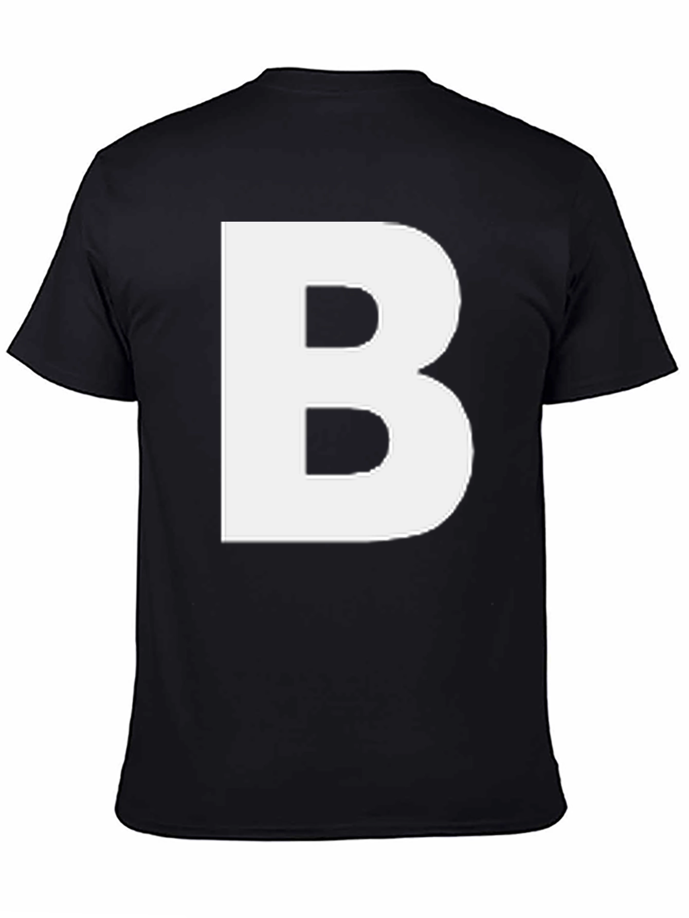 Bold Initial T-Shirt - Letter B Graphic Tee