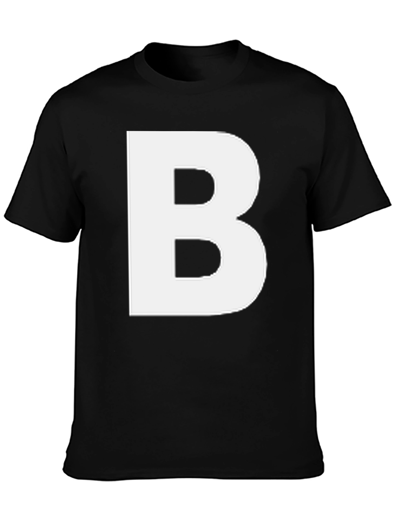 Bold Initial T-Shirt - Letter B Graphic Tee