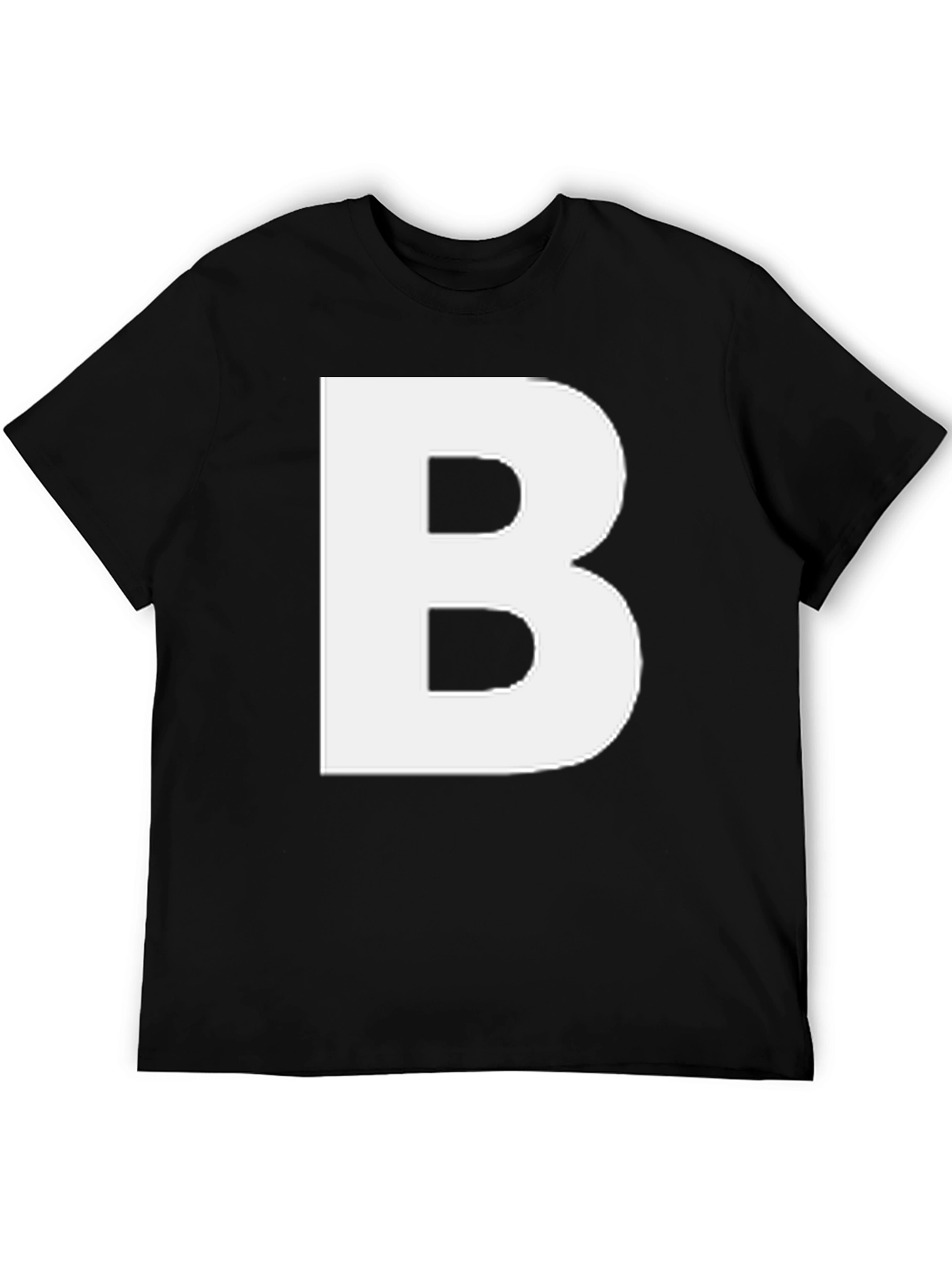 Bold Initial T-Shirt - Letter B Graphic Tee