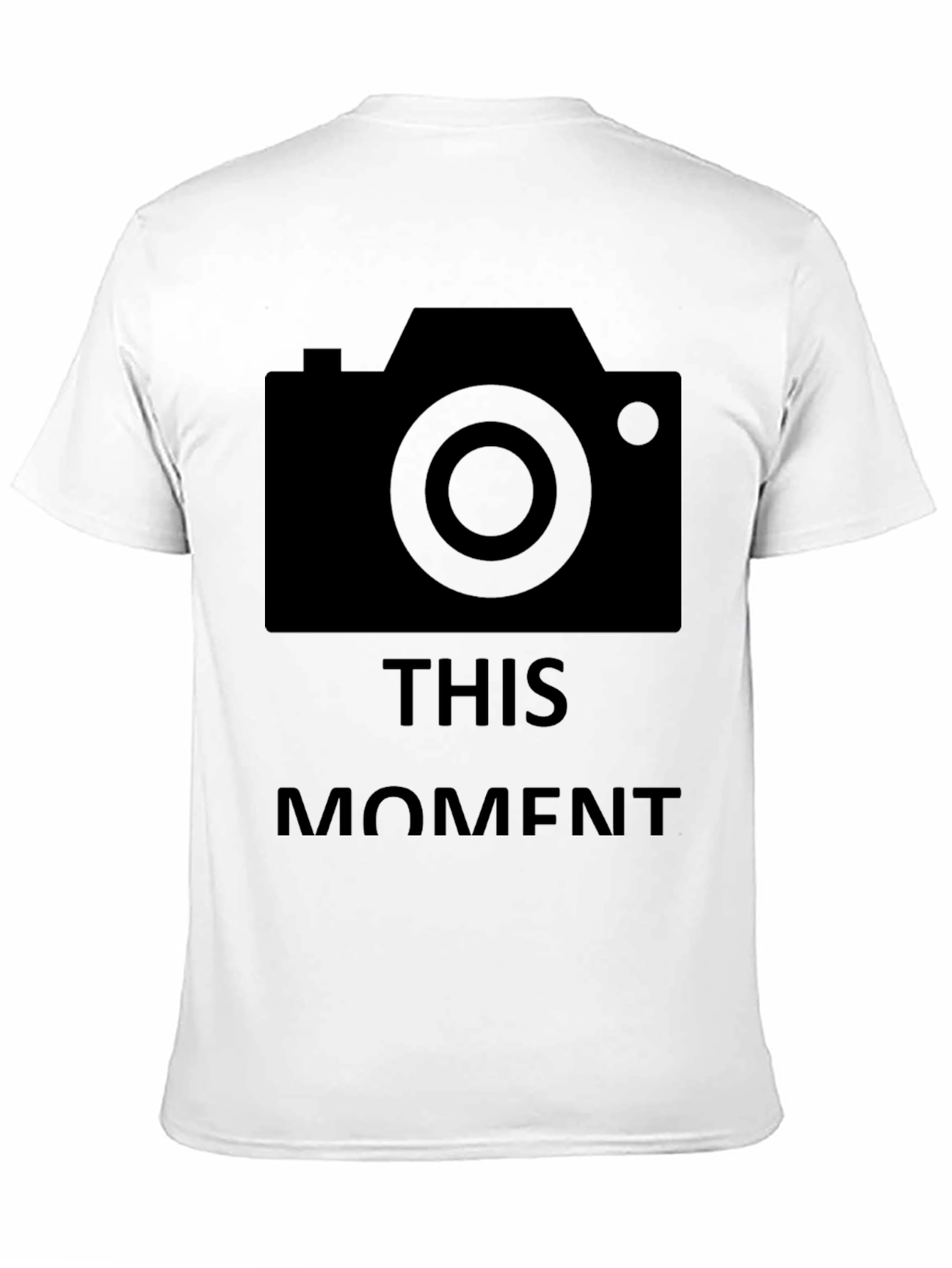 Camera This Moment Black Graphic T-Shirt
