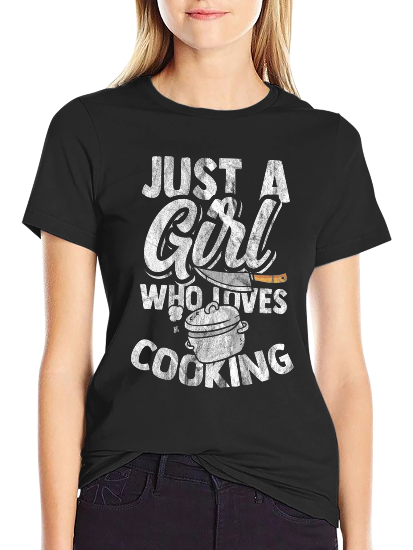 Just A Girl Who Loves Cooking T-Shirt