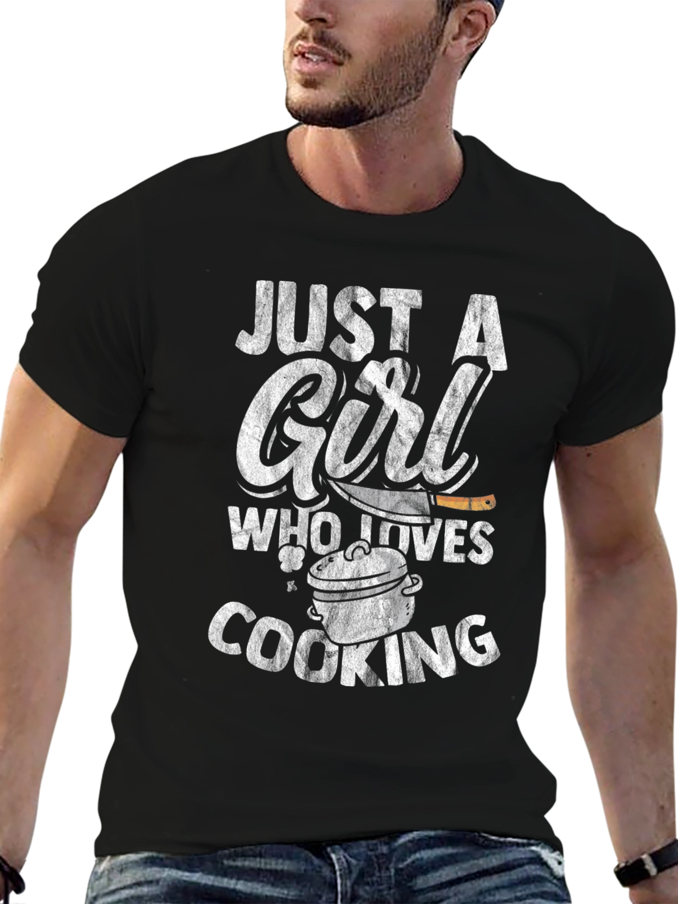 Just A Girl Who Loves Cooking T-Shirt
