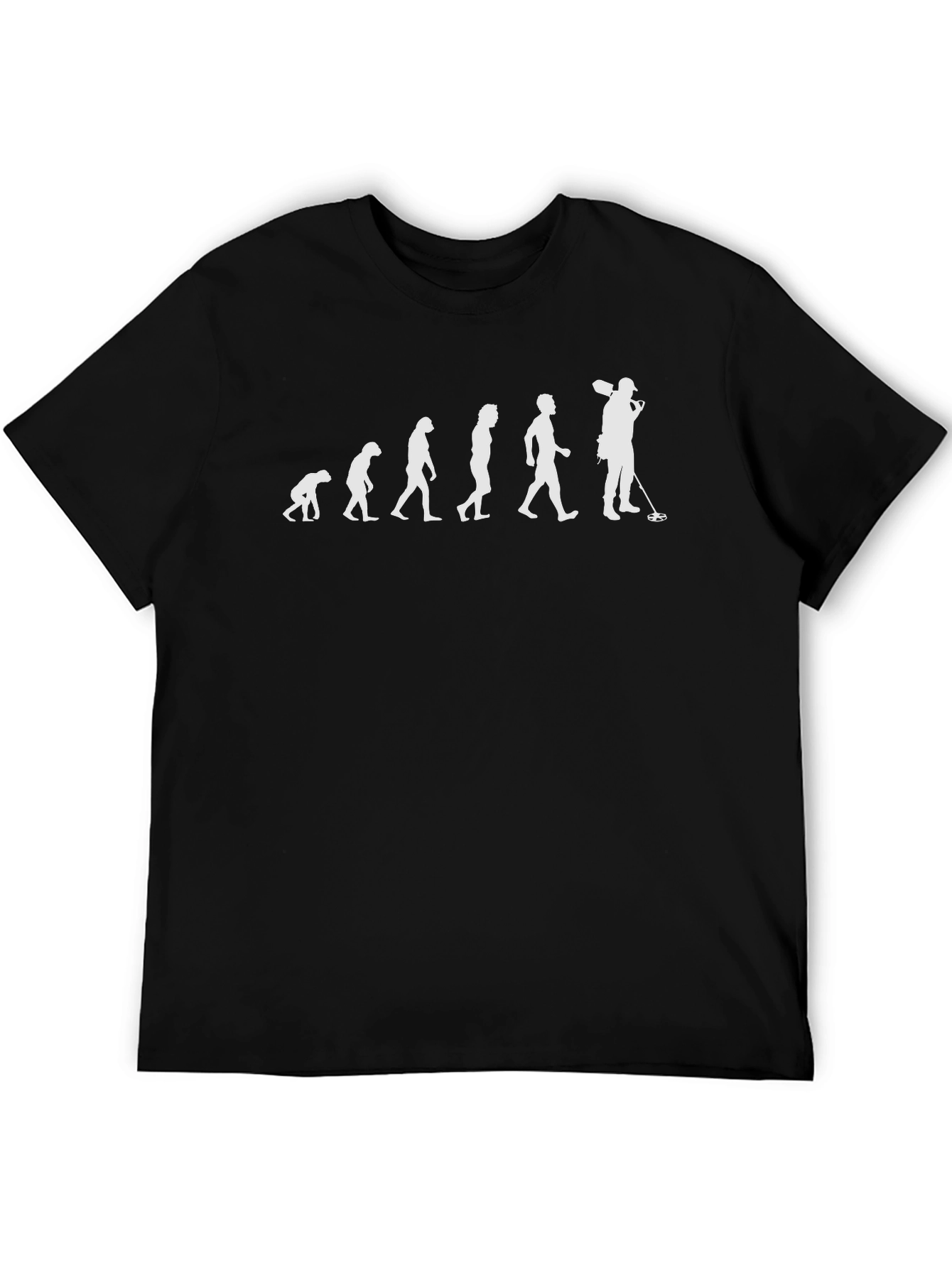Evolution of Metal Detecting Black T-Shirt