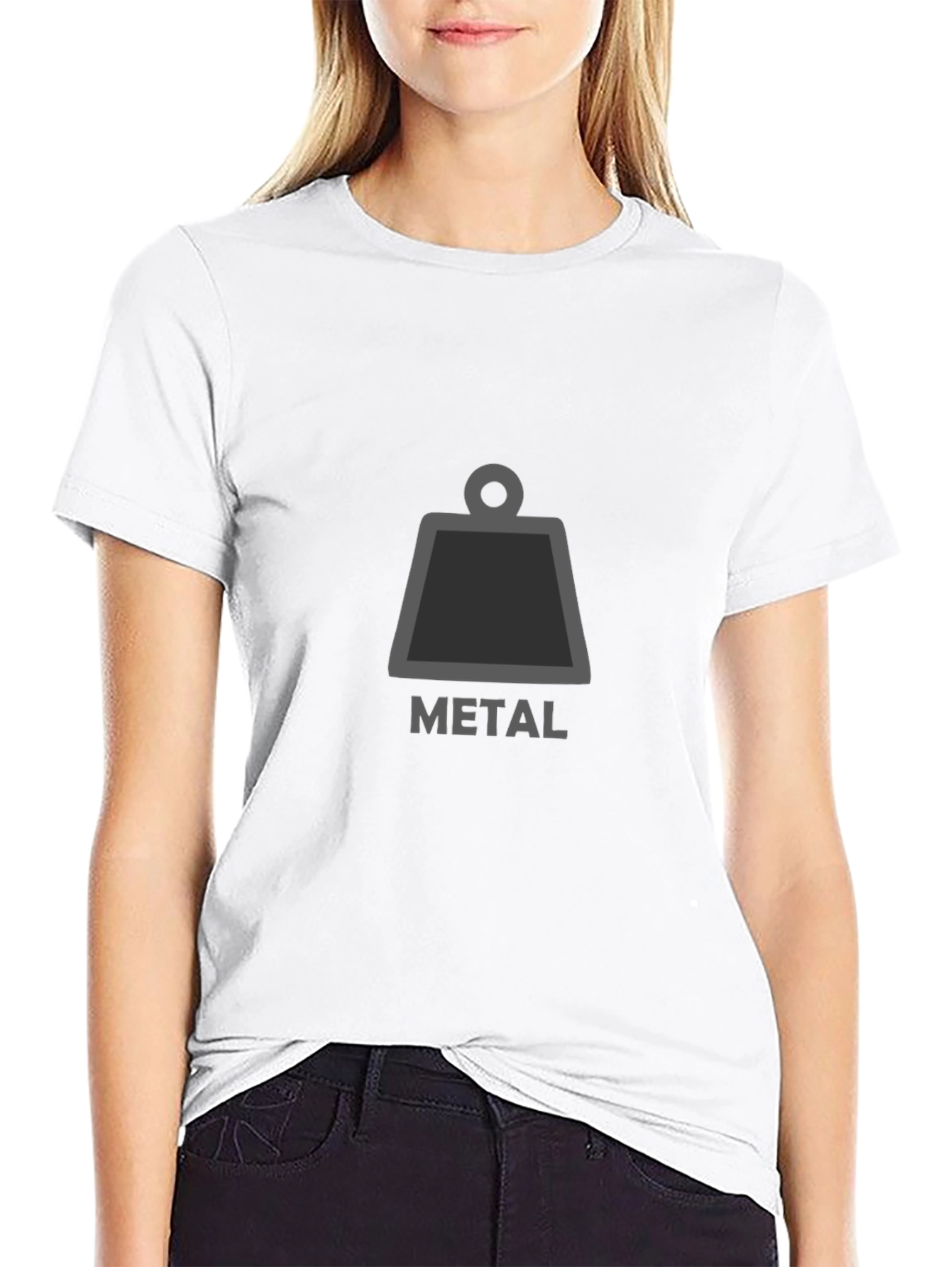 Metal Icon Graphic Print T-Shirt