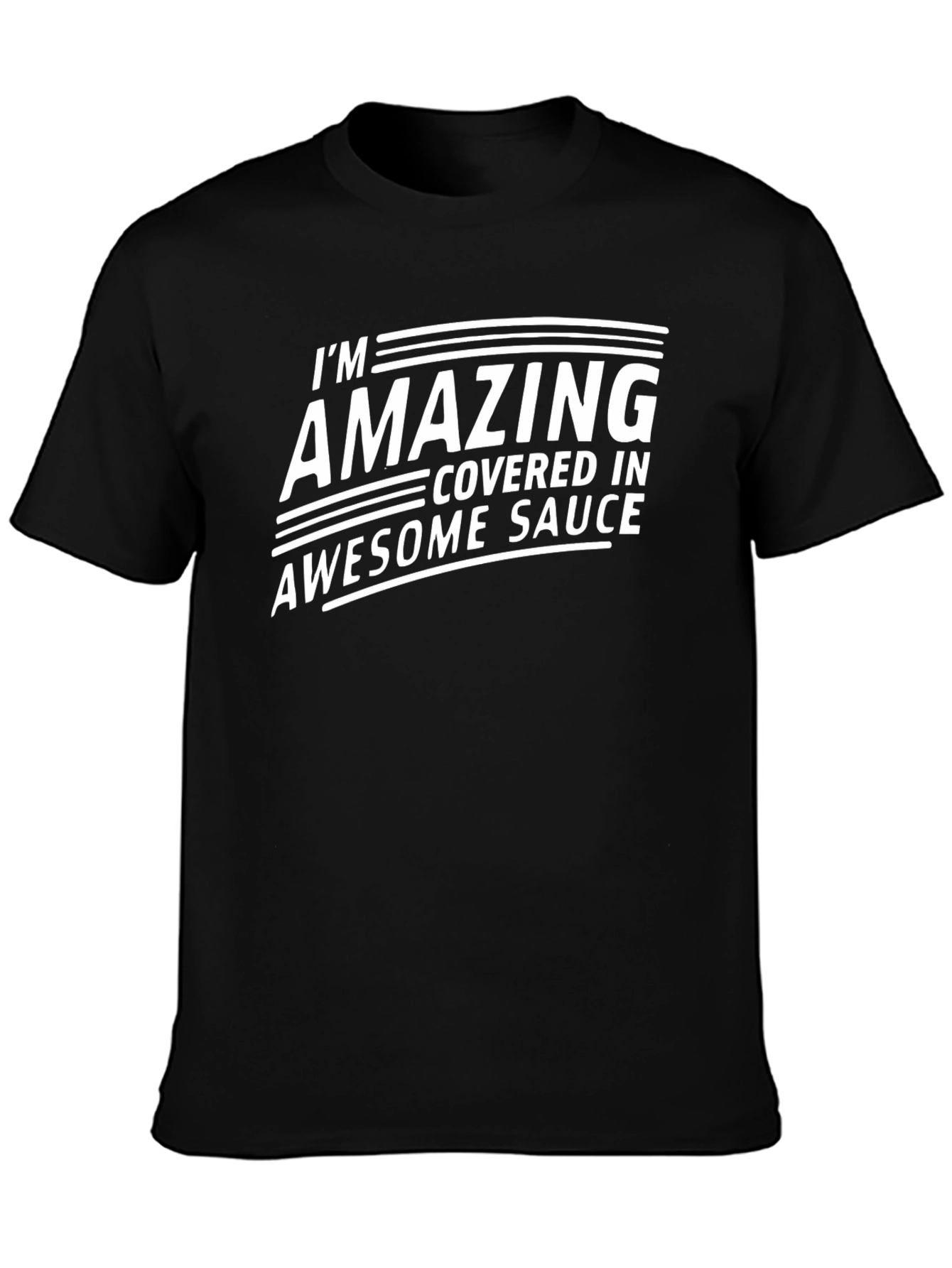 Amazing Sauce Black Graphic T-Shirt