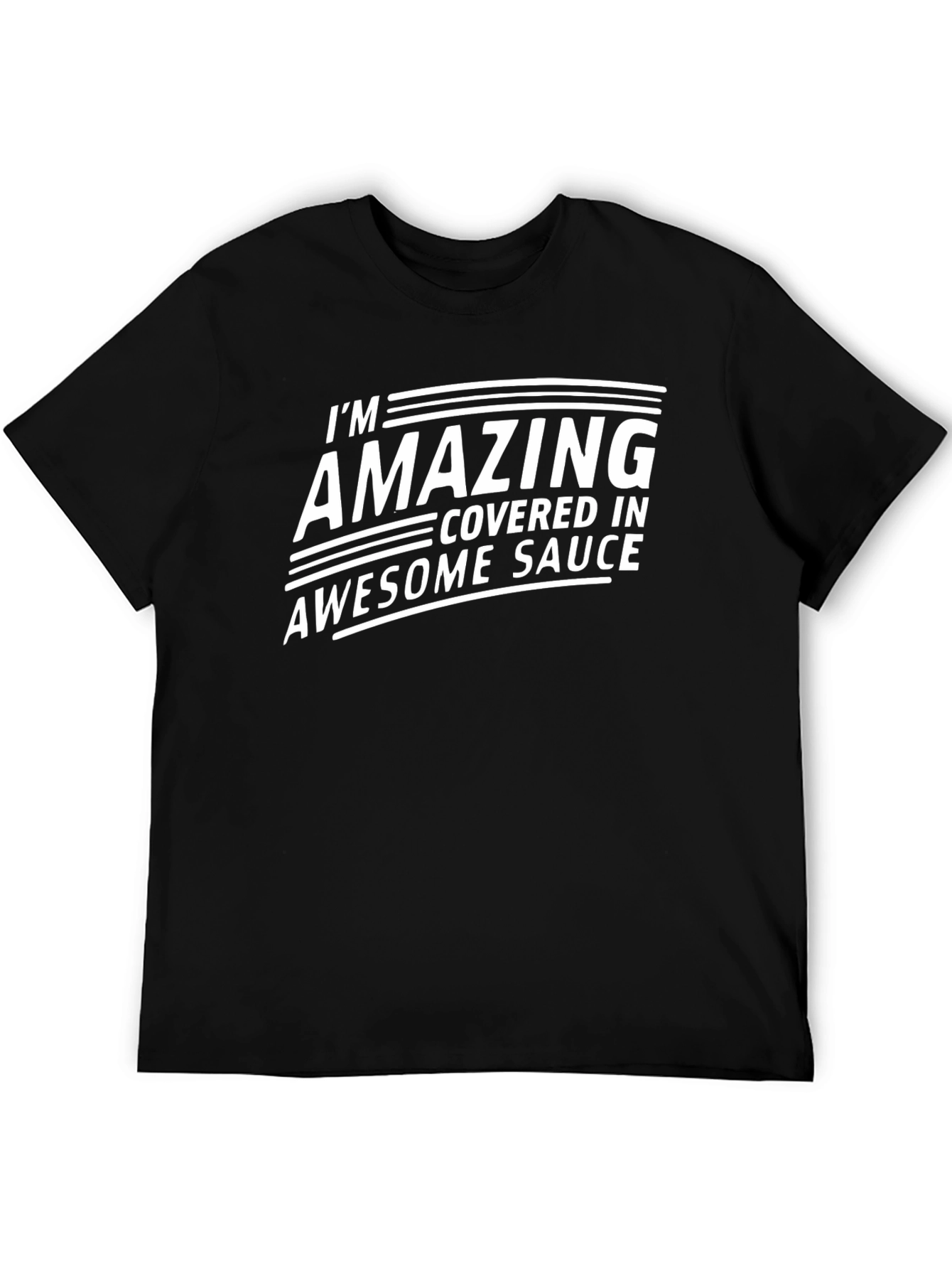 Amazing Sauce Black Graphic T-Shirt