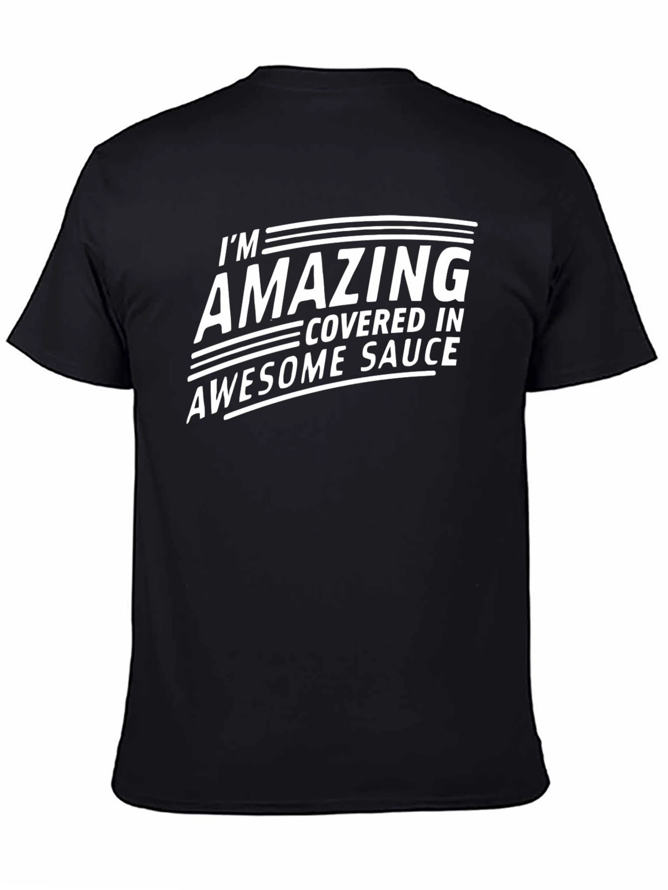 Amazing Sauce Black Graphic T-Shirt