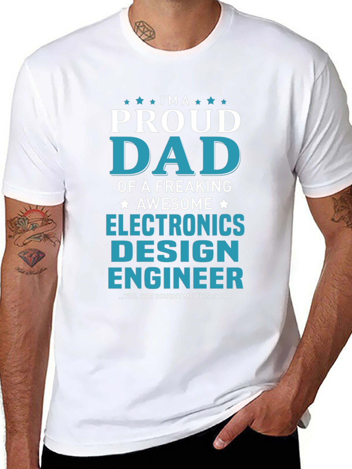 Proud Dad Electronics Design Engineer T-Shirt