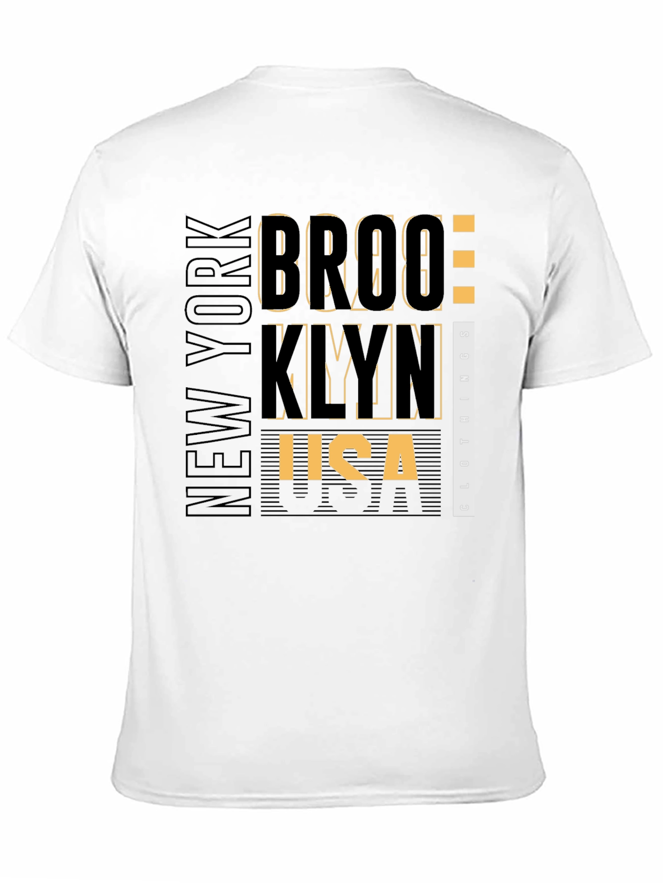 Brooklyn New York Black Graphic T-Shirt