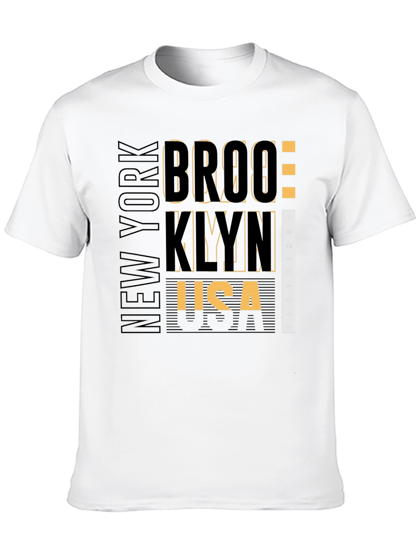 Brooklyn New York Black Graphic T-Shirt