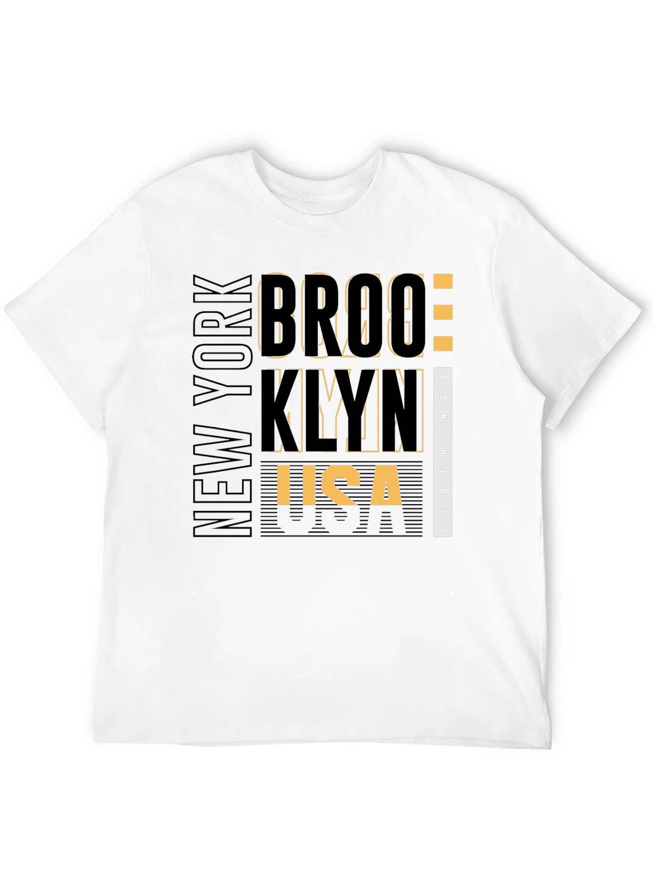 Brooklyn New York Black Graphic T-Shirt