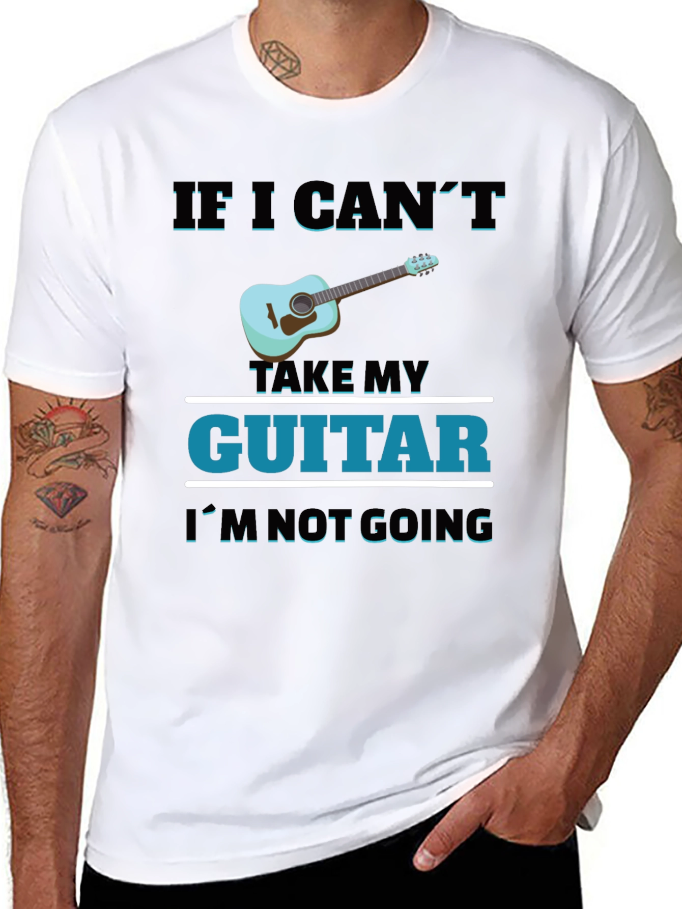 Guitar Lover Graphic Tee - Music is Life