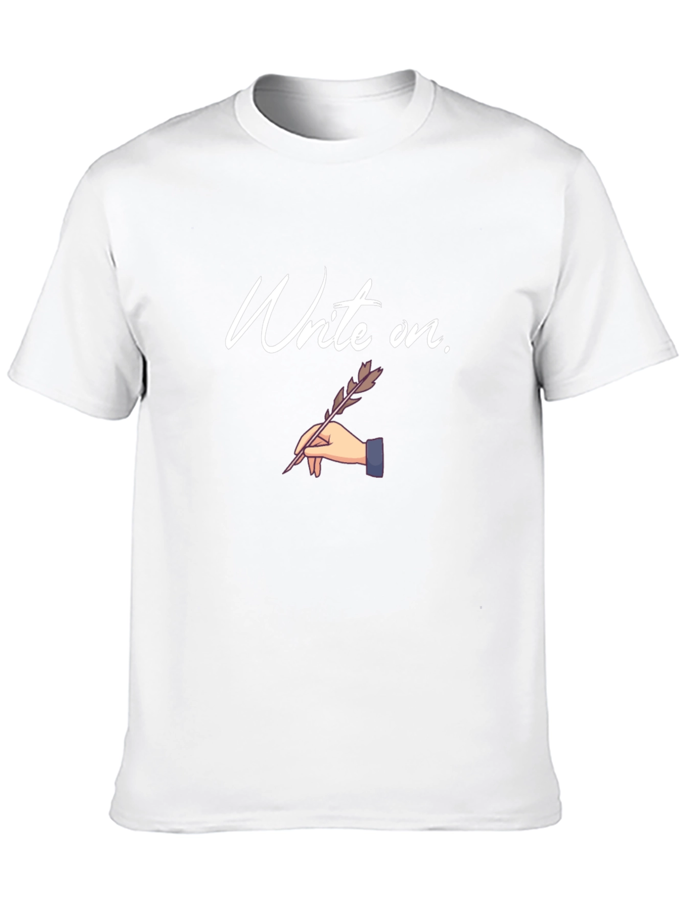 Write On T-Shirt - Black Cotton Tee