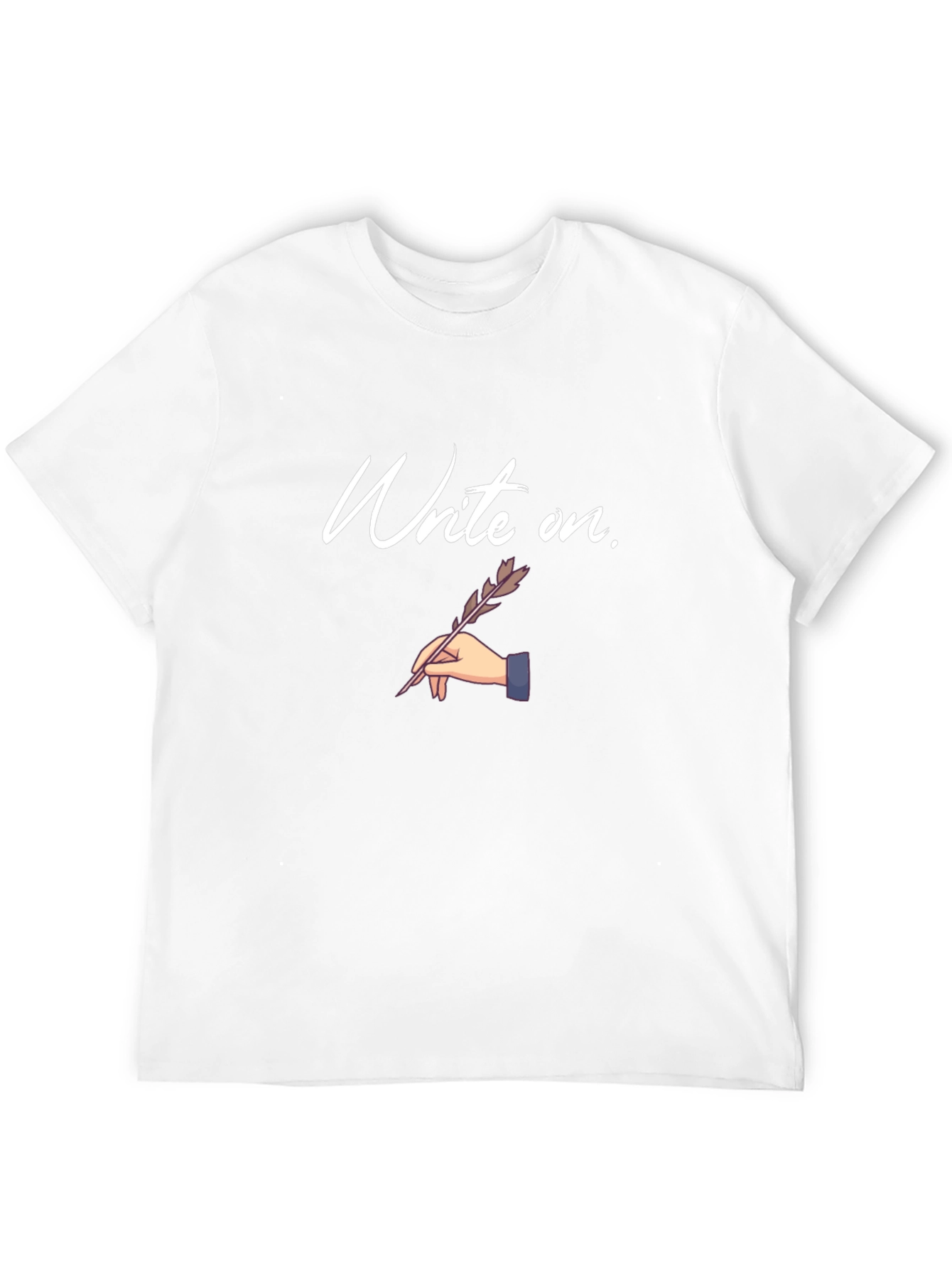 Write On T-Shirt - Black Cotton Tee