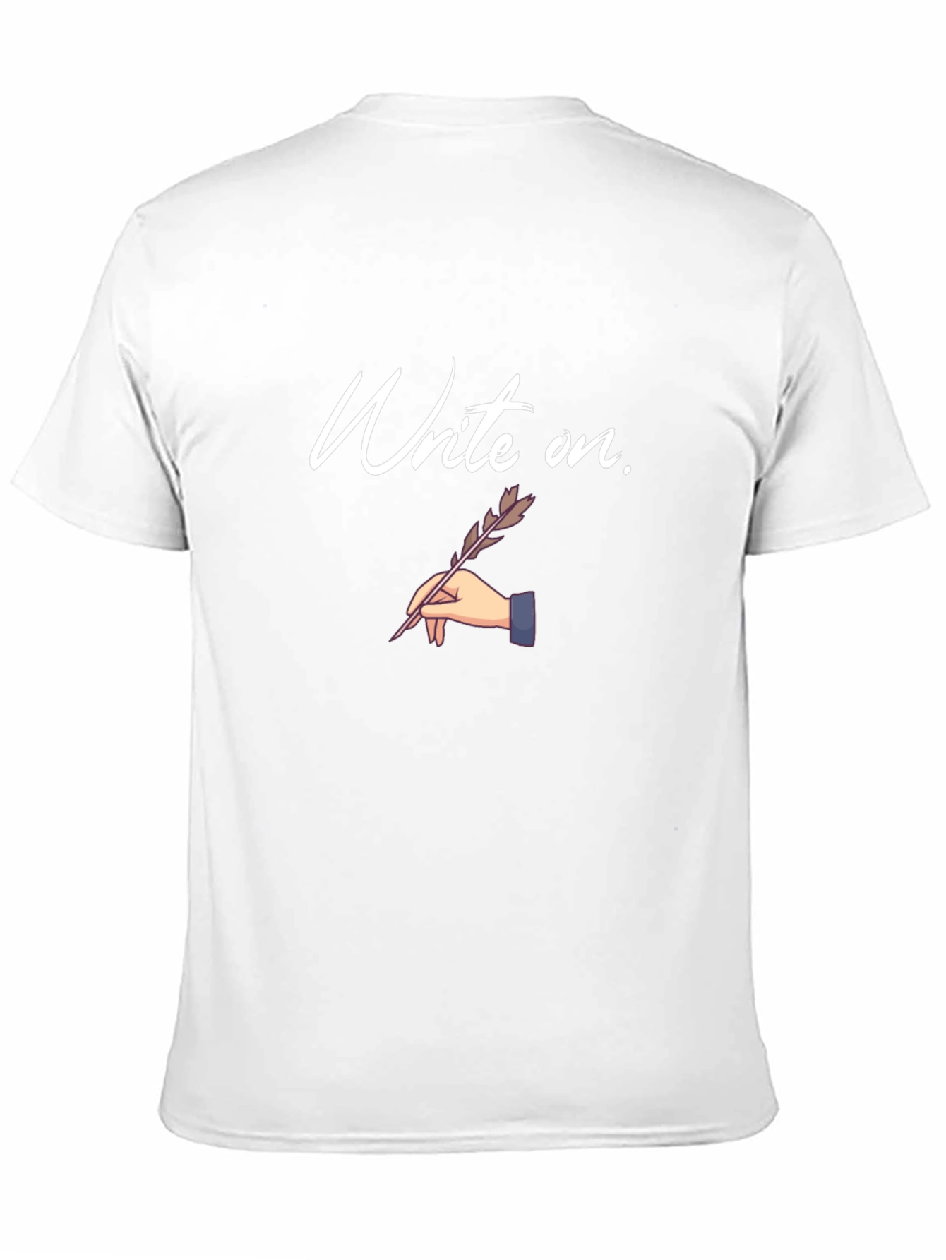 Write On T-Shirt - Black Cotton Tee