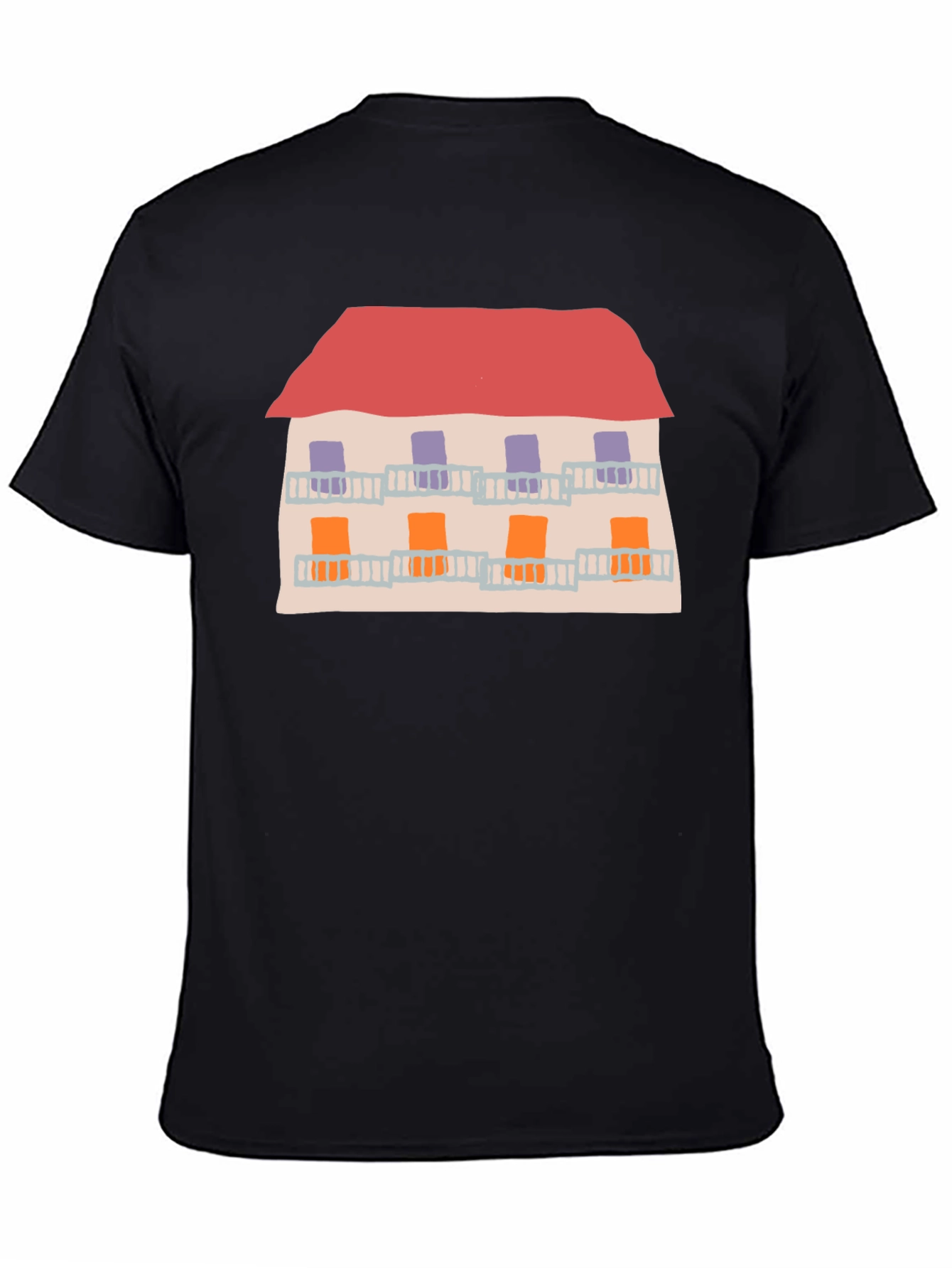 Art House T-Shirt - Funky Black Tee