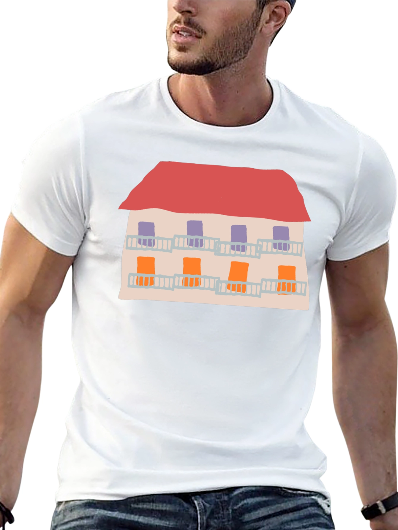 Art House T-Shirt - Funky Black Tee