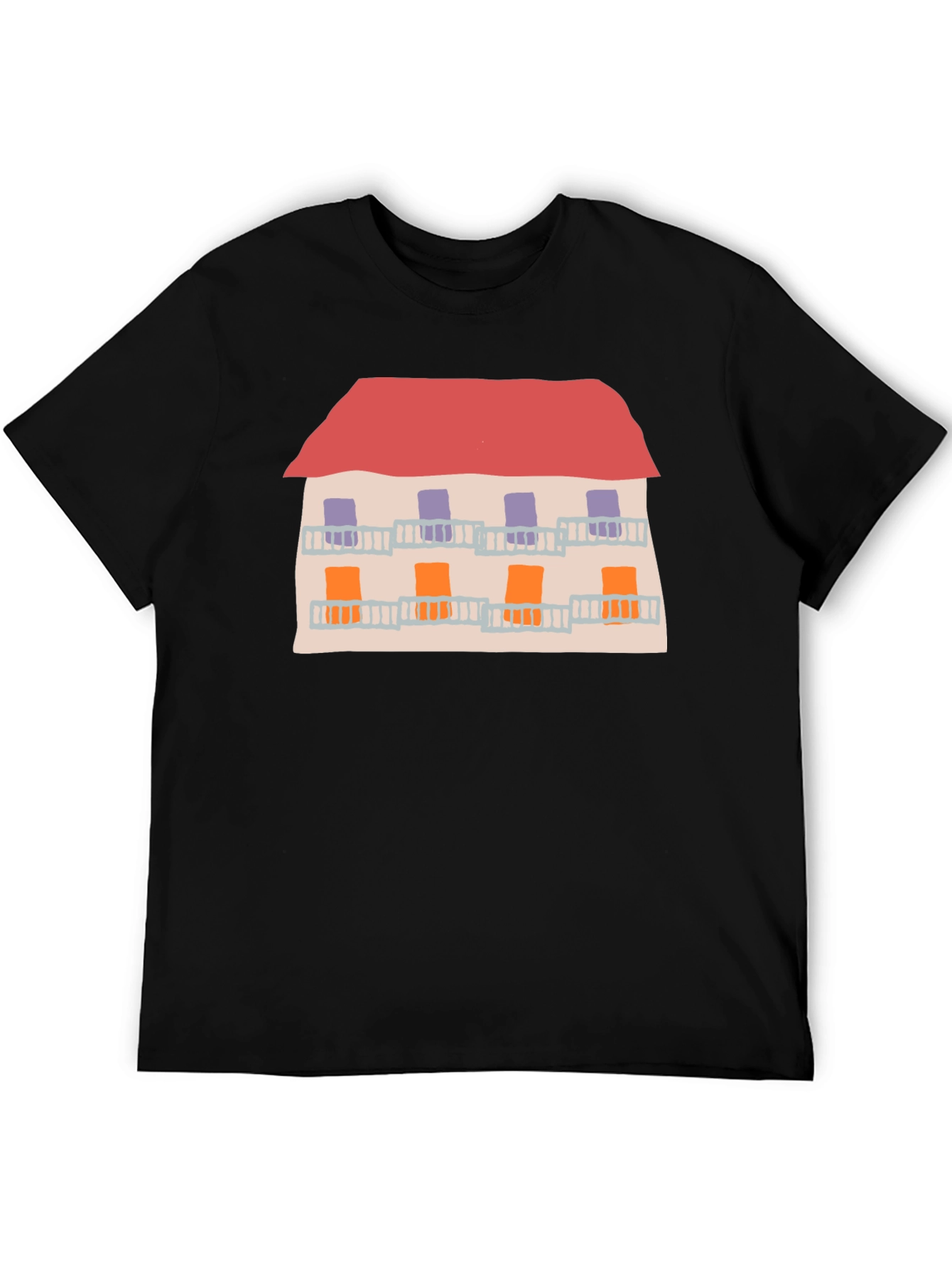 Art House T-Shirt - Funky Black Tee