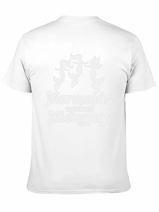 Mermaids Against Misogyny Black T-Shirt