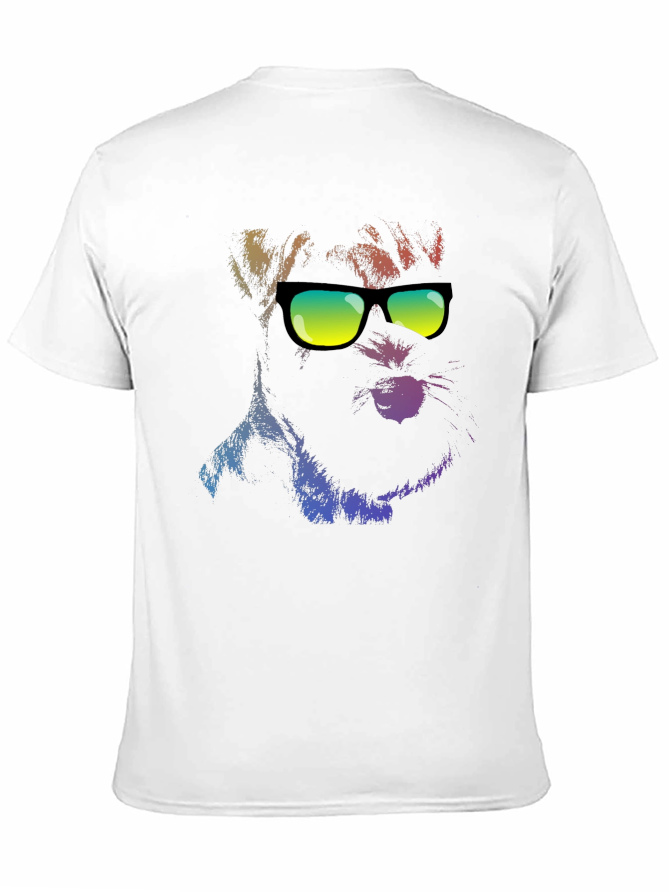Cool Dog in Shades Mens Black T-Shirt