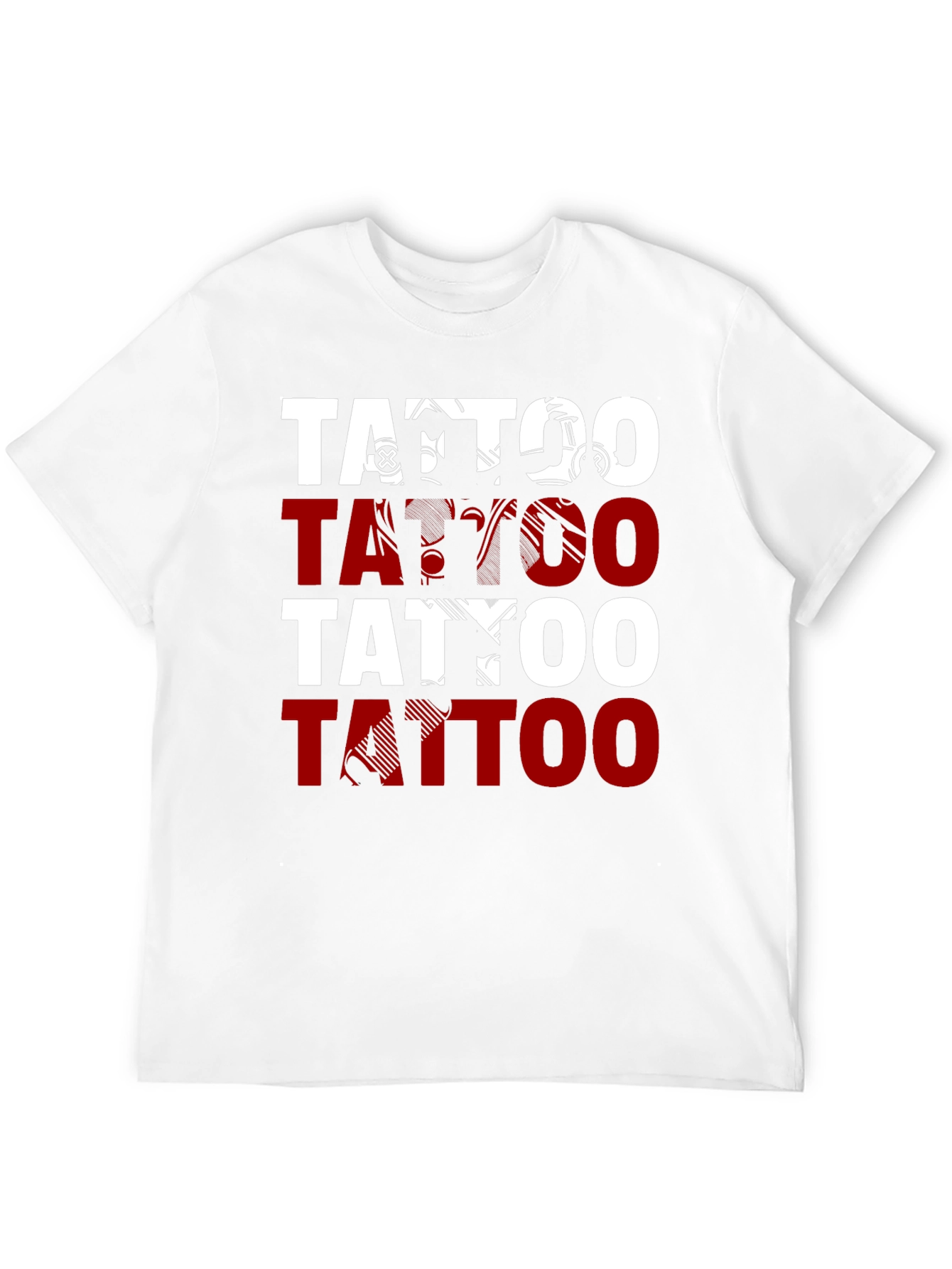 Tattoo Graphic Print Black T-Shirt