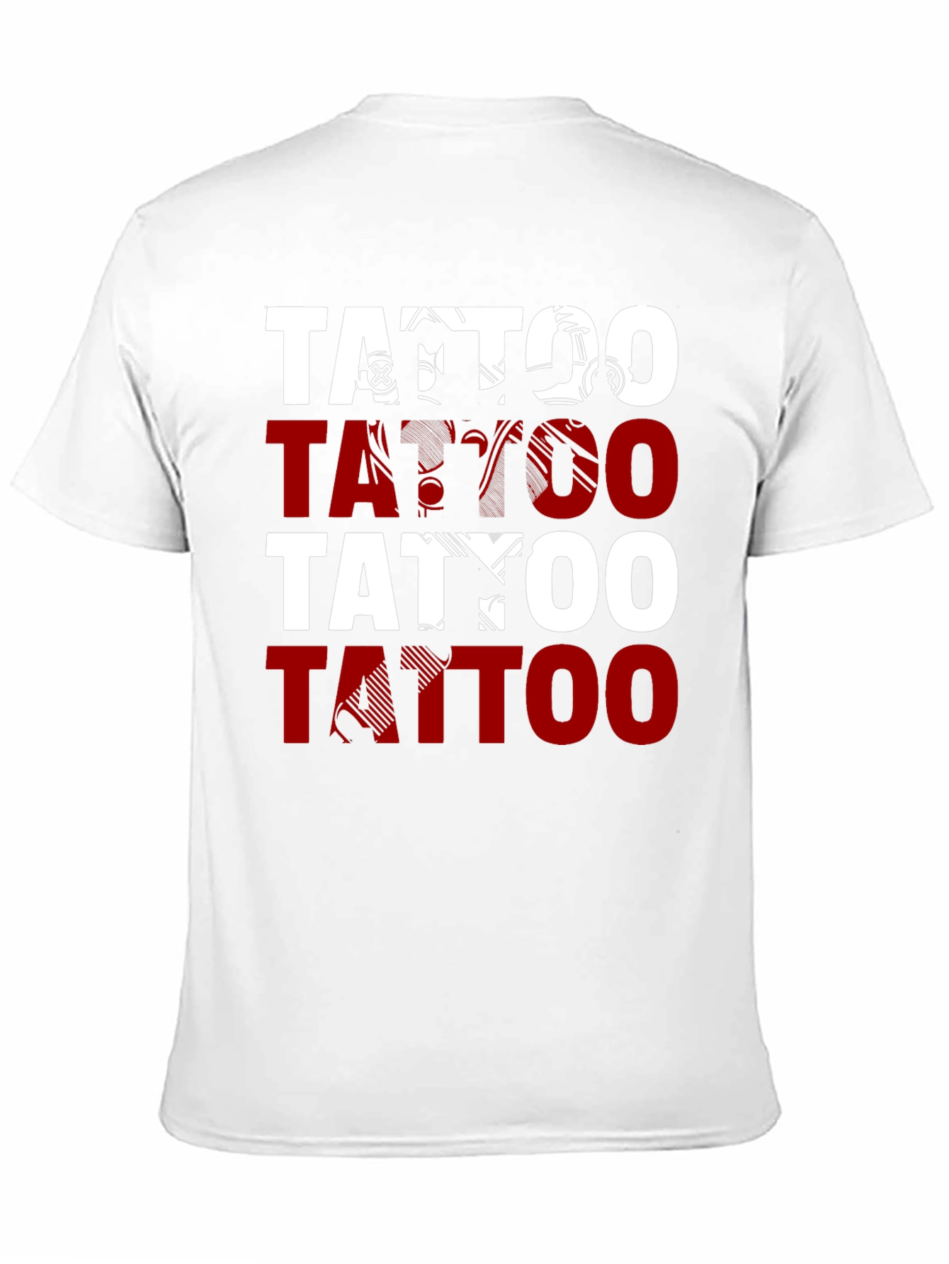 Tattoo Graphic Print Black T-Shirt