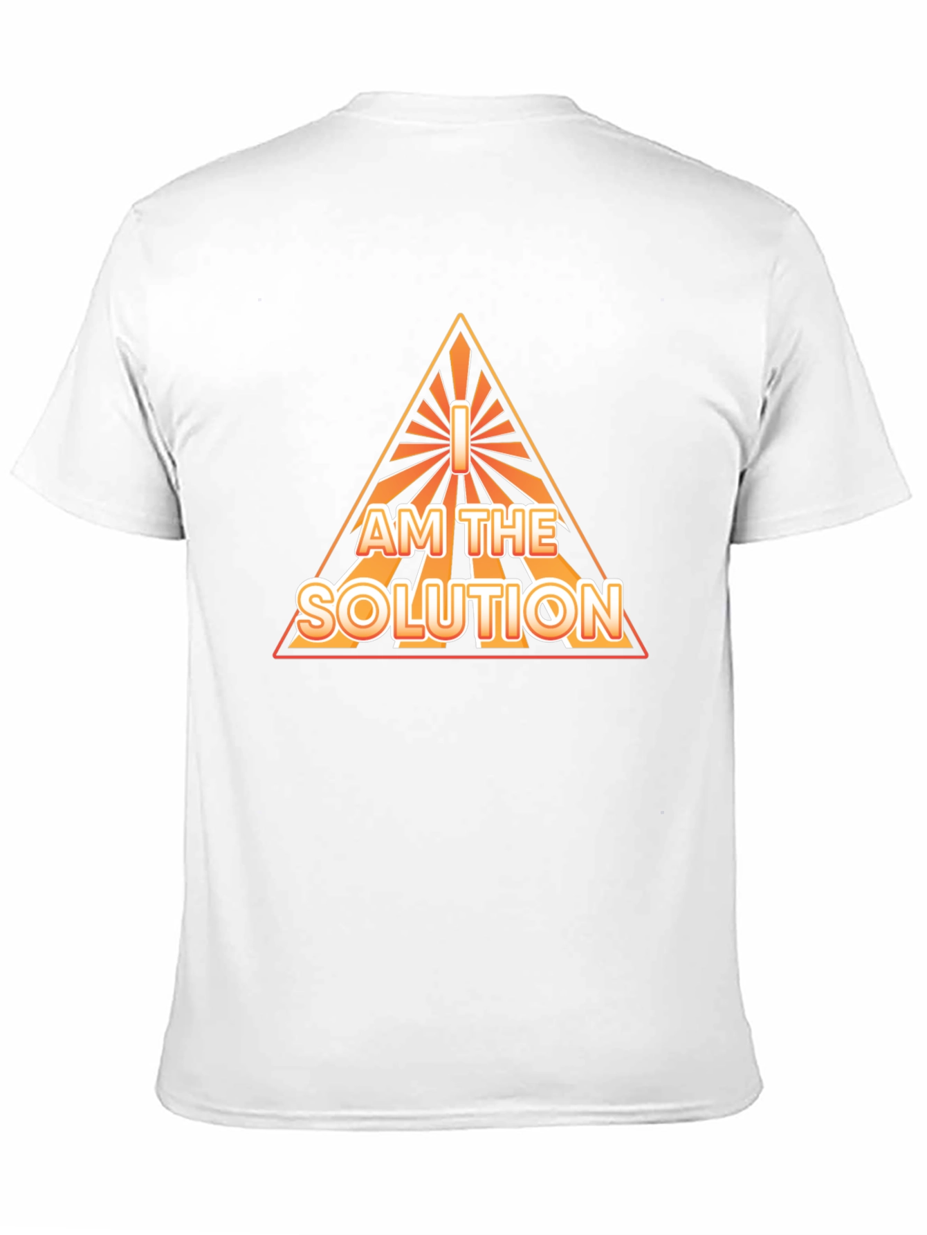I AM THE SOLUTION Graphic Tee - Black