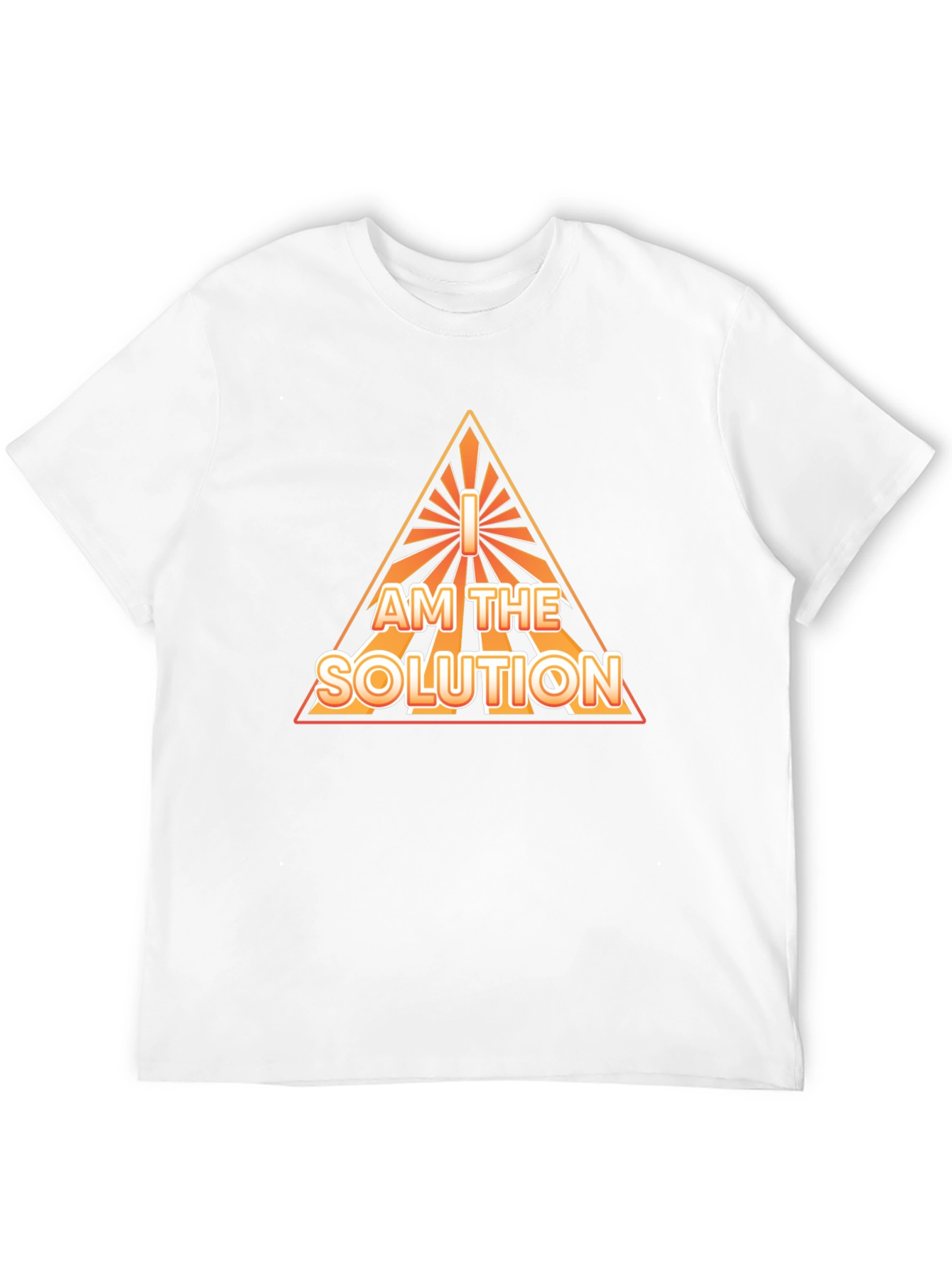 I AM THE SOLUTION Graphic Tee - Black