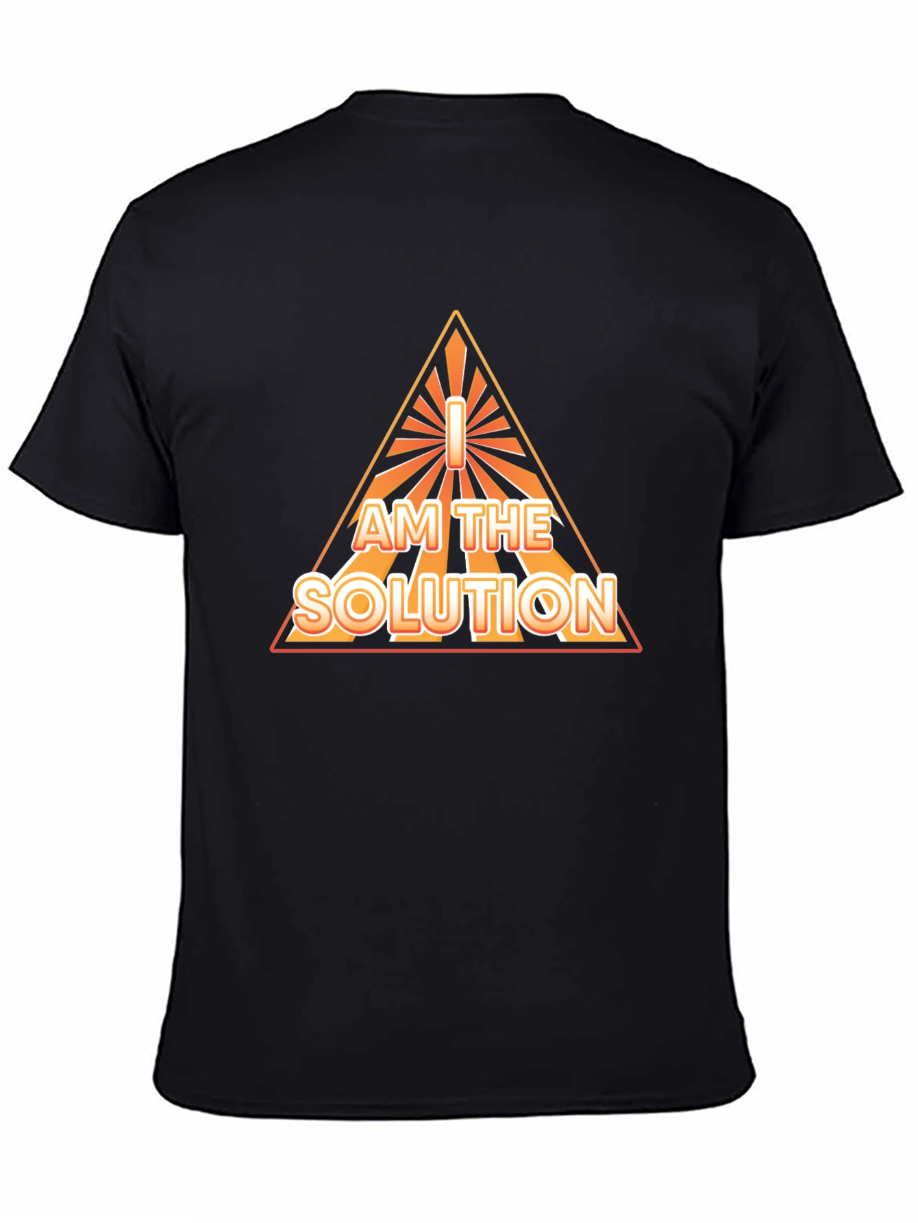 I AM THE SOLUTION Graphic Tee - Black
