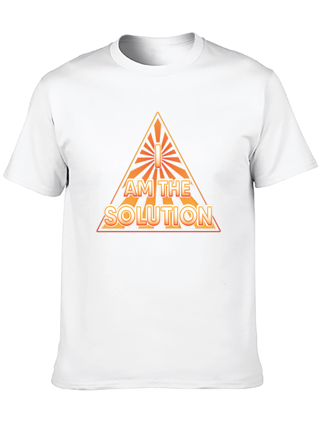 I AM THE SOLUTION Graphic Tee - Black