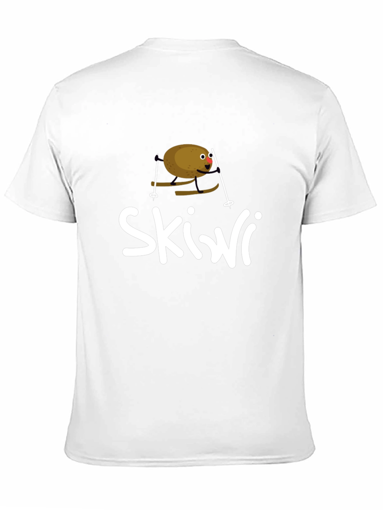Skiwi Funny Kiwi Skiing T-Shirt