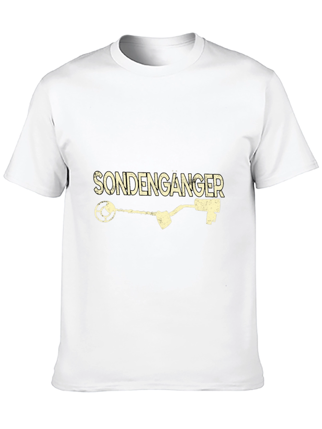 Metal Detecting Sondegaenger Black T-Shirt