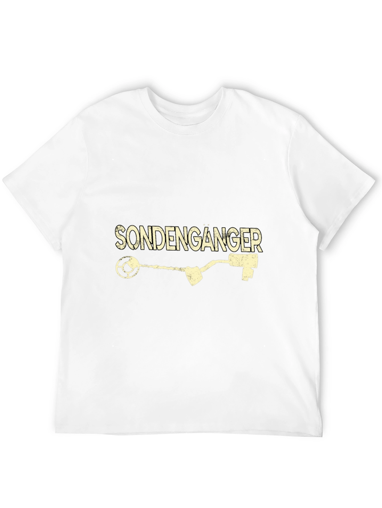 Metal Detecting Sondegaenger Black T-Shirt