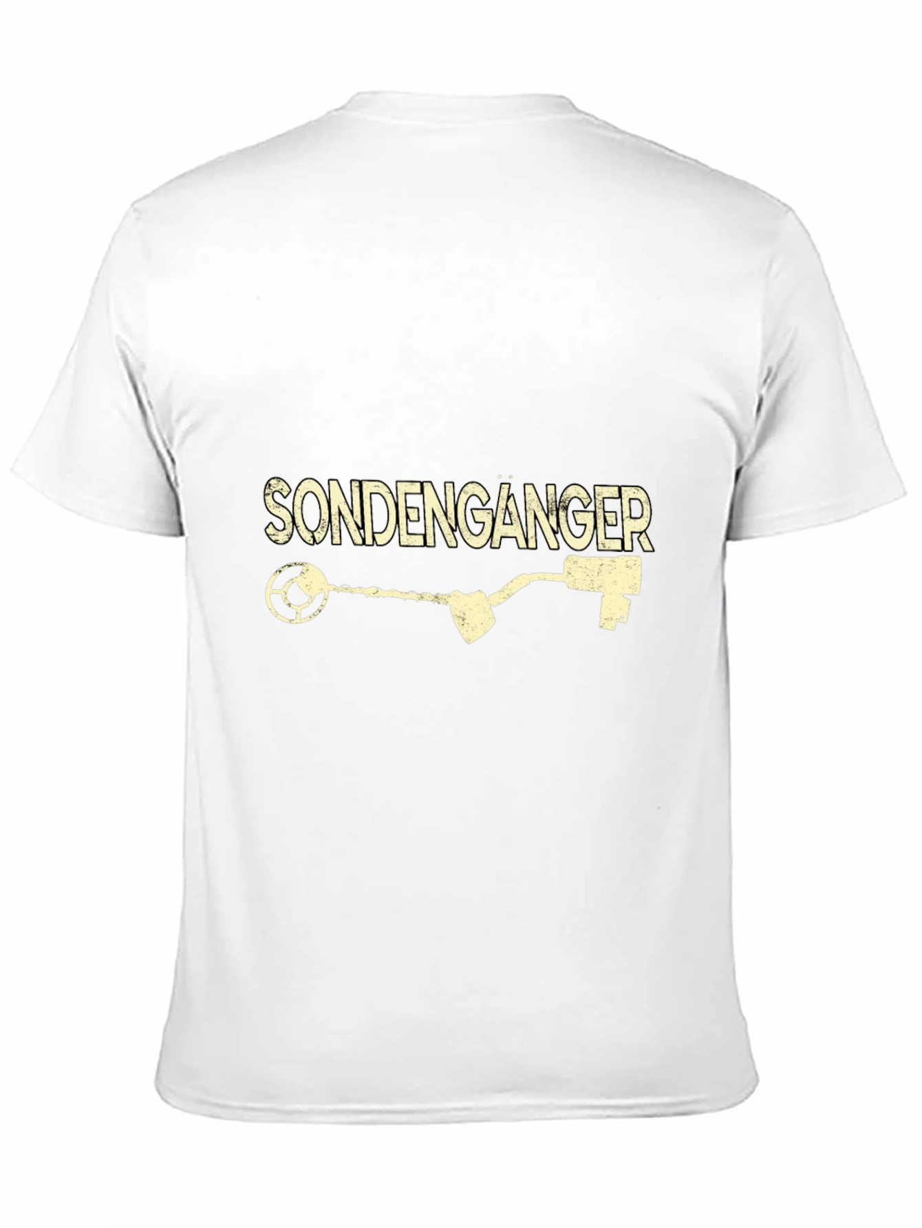 Metal Detecting Sondegaenger Black T-Shirt