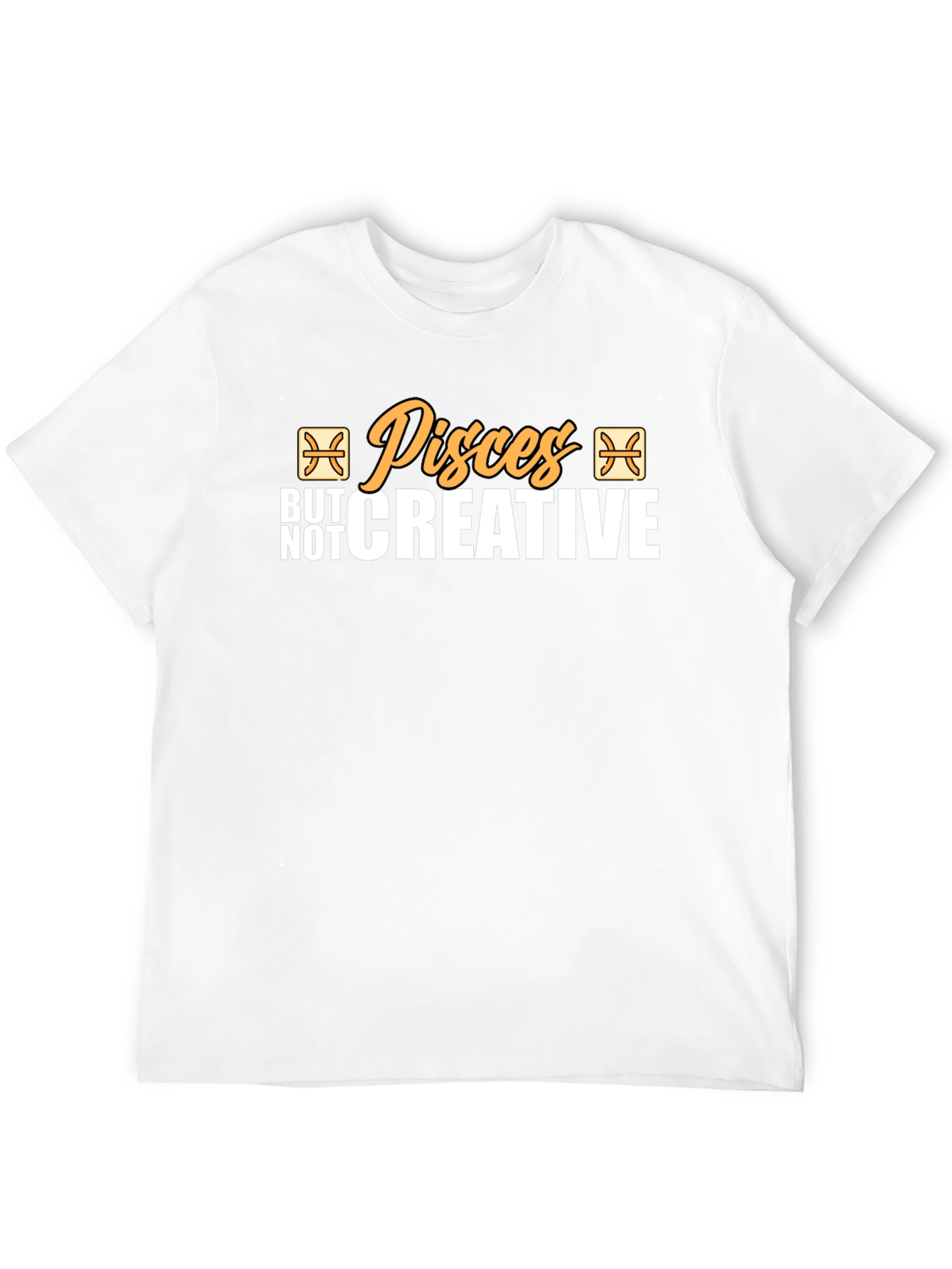 Pisces But Not Creative Black T-Shirt