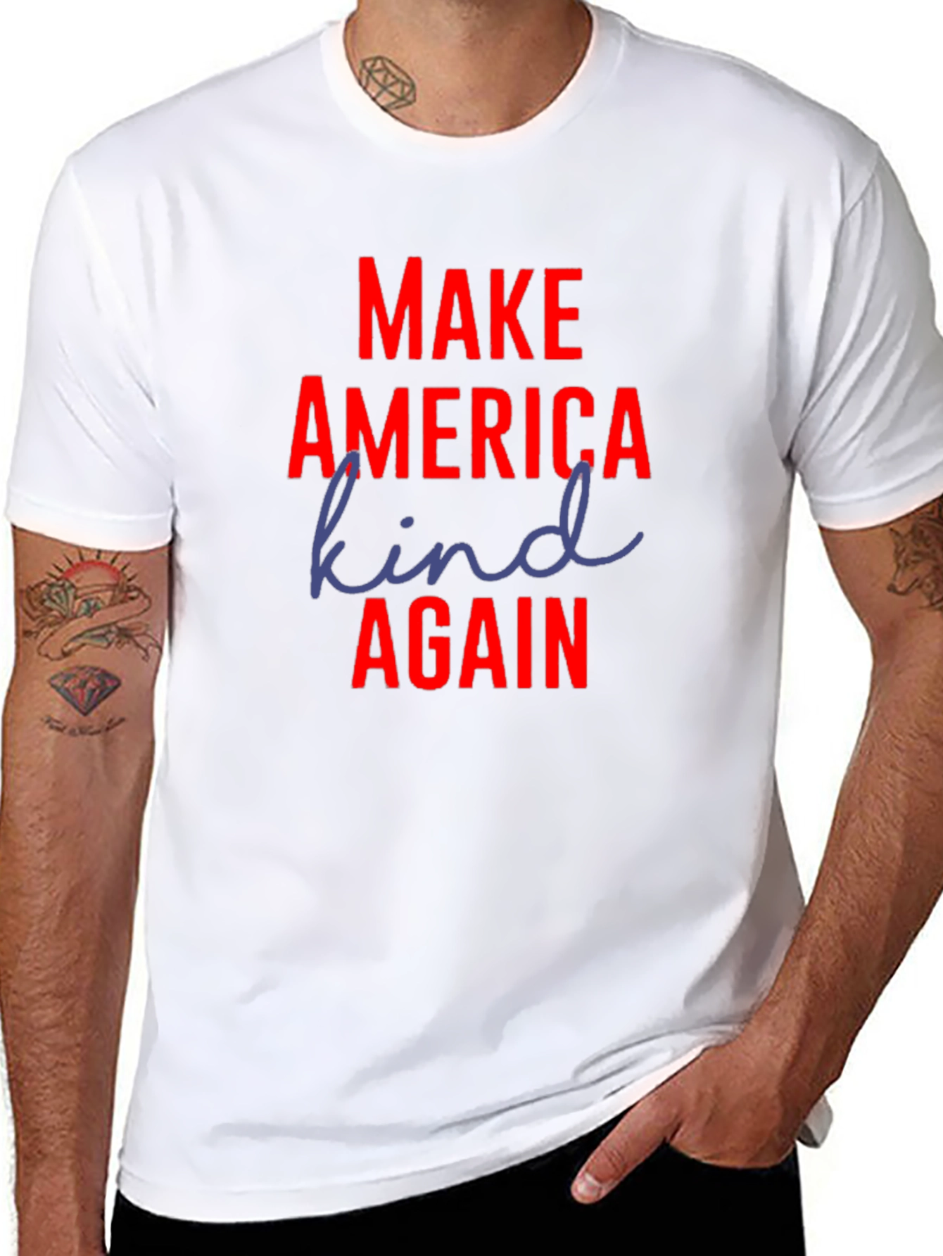 Make America Kind Again Black T-Shirt