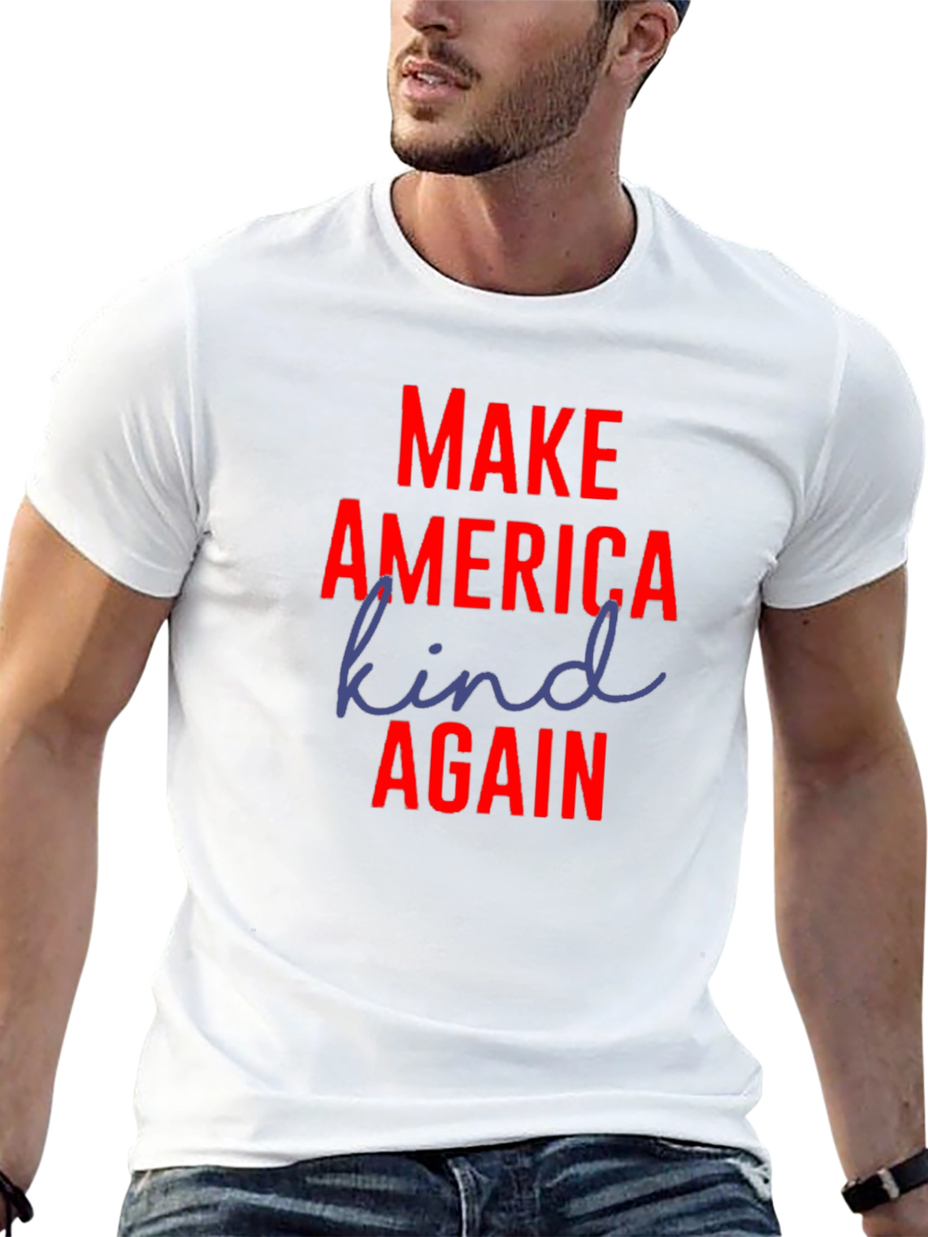 Make America Kind Again Black T-Shirt