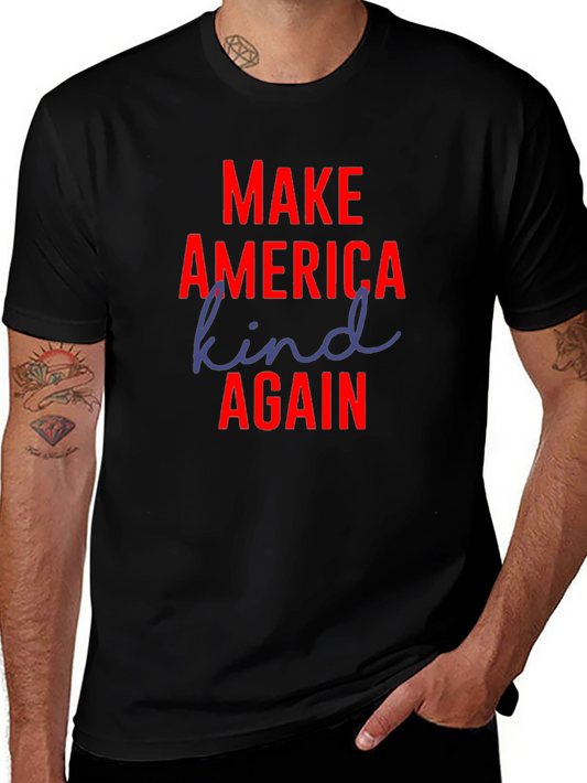 Make America Kind Again Black T-Shirt