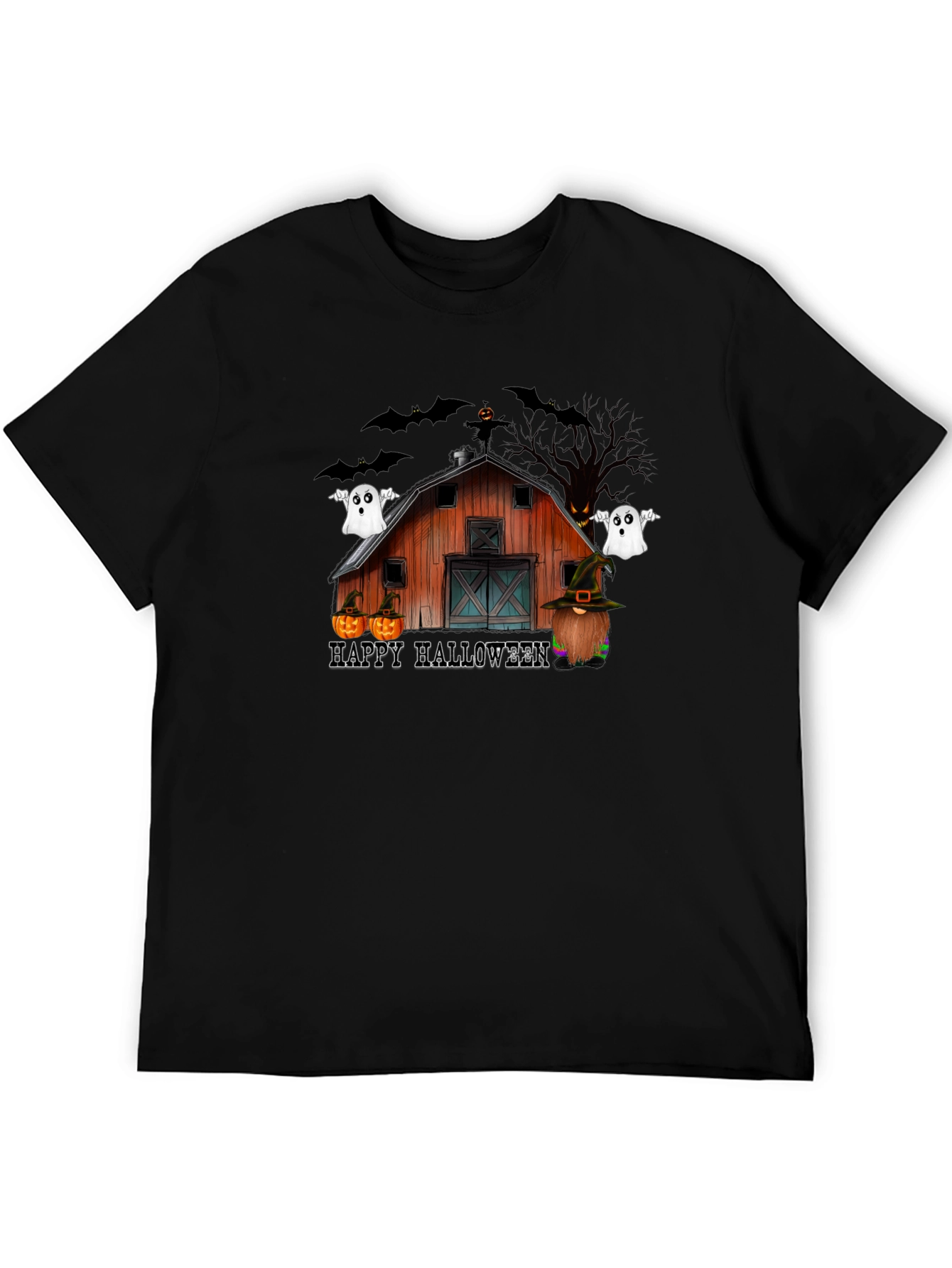 Halloween Barn Graphic Tee