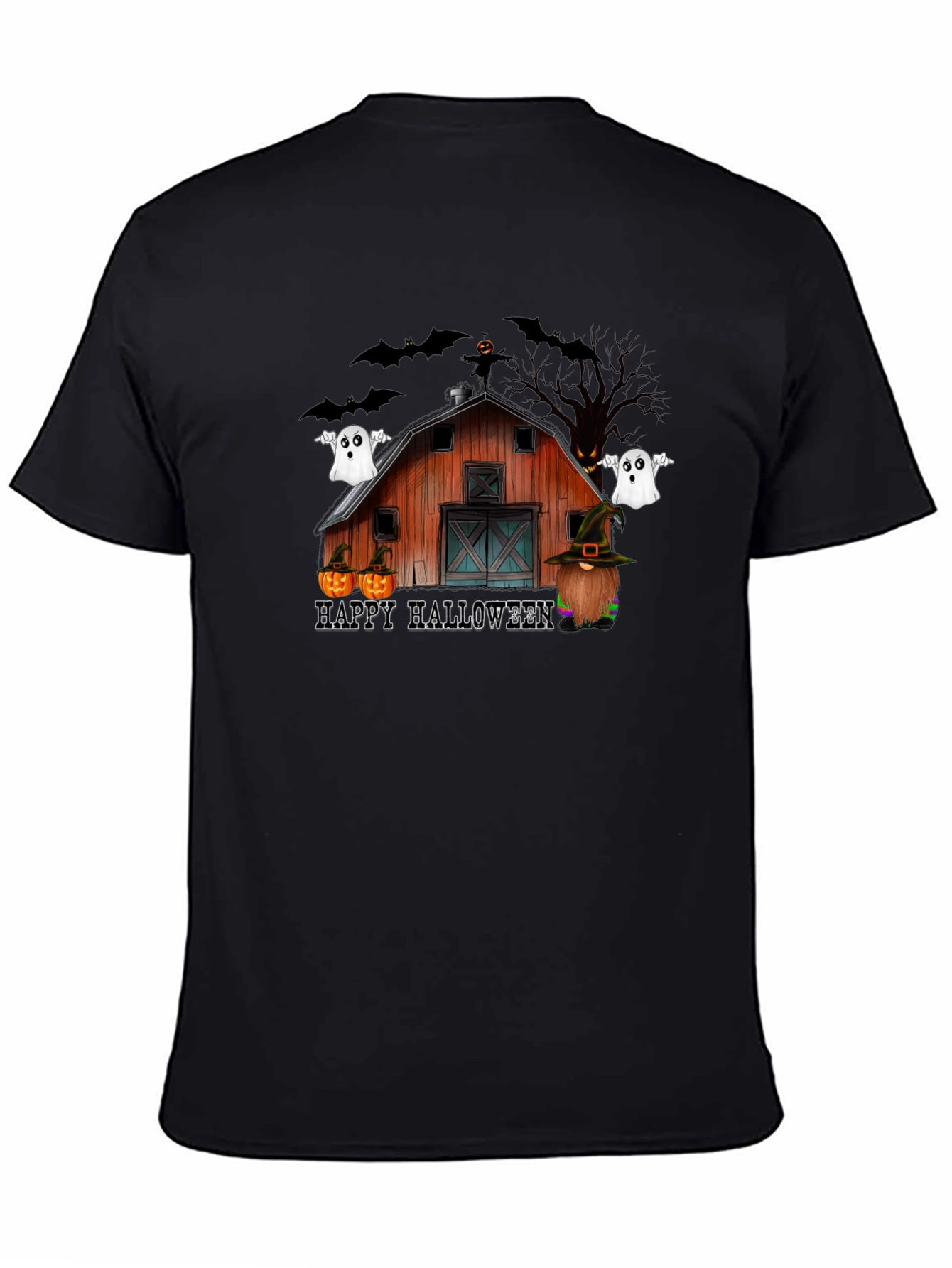 Halloween Barn Graphic Tee
