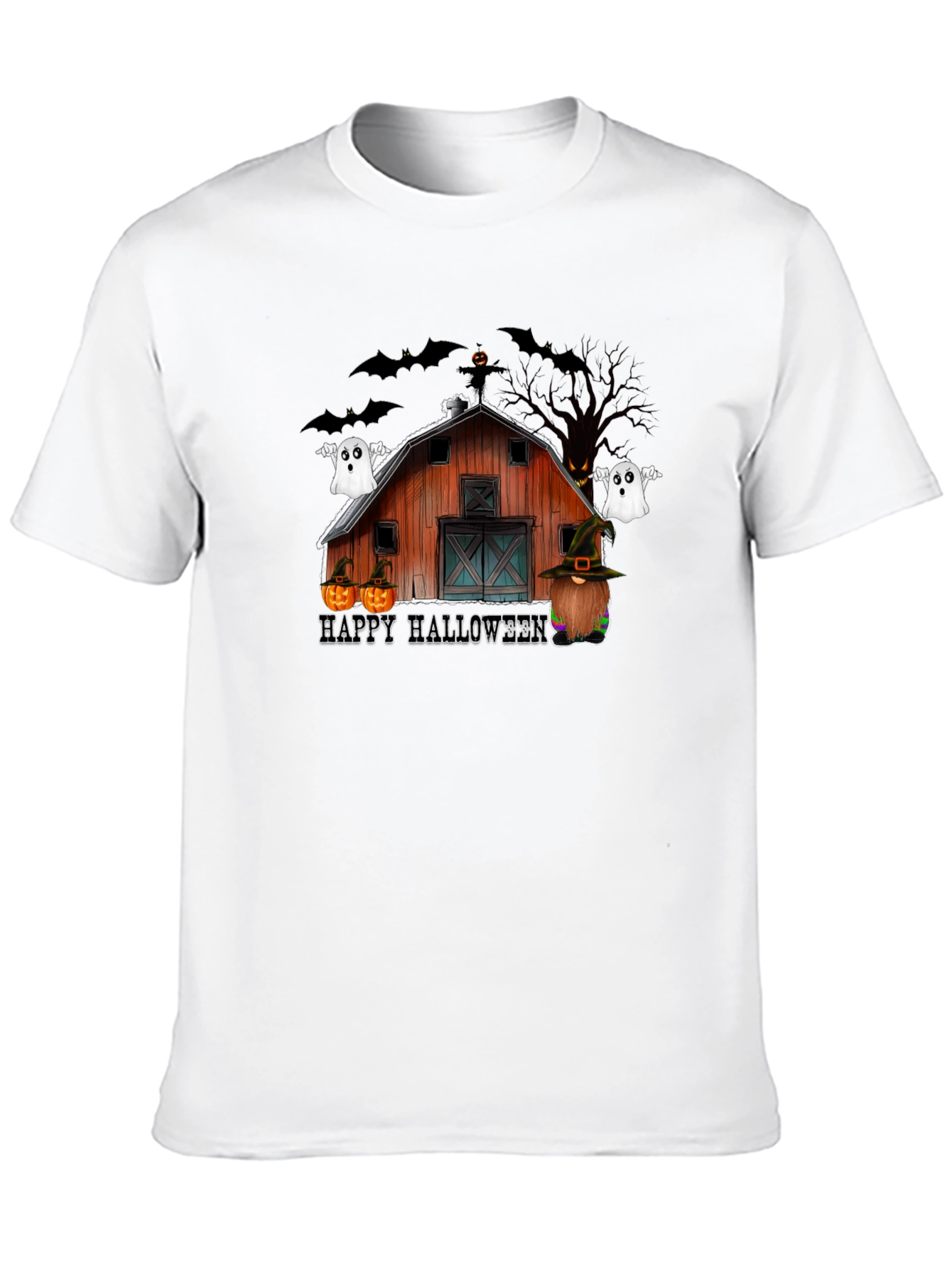 Halloween Barn Graphic Tee
