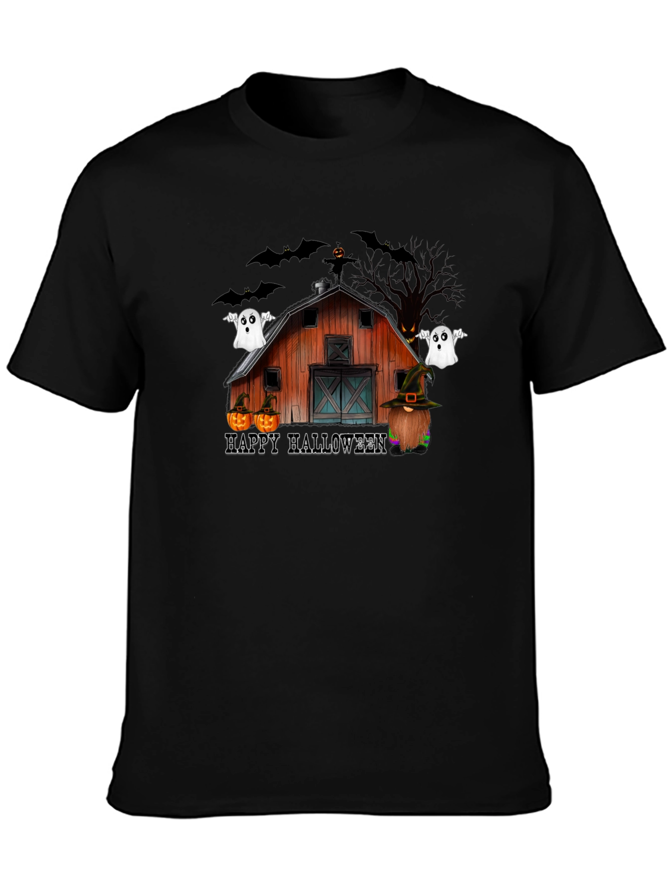 Halloween Barn Graphic Tee